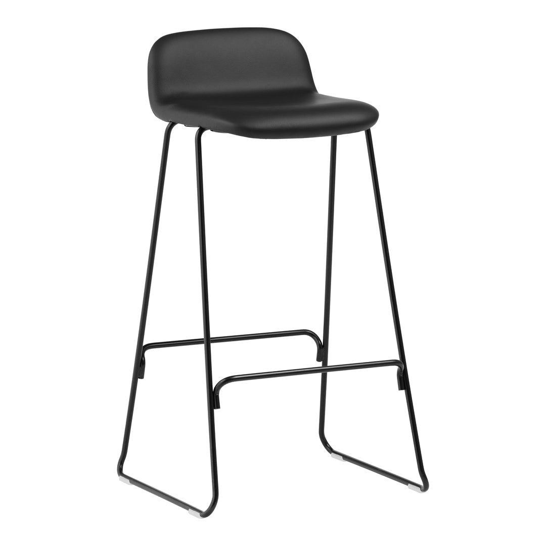 Normann Copenhagen Just Counter Stool w/ Back - Fully Upholstered