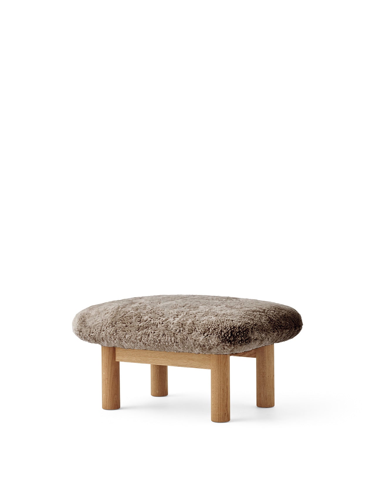 Audo Brasilia Ottoman, Sheepskin