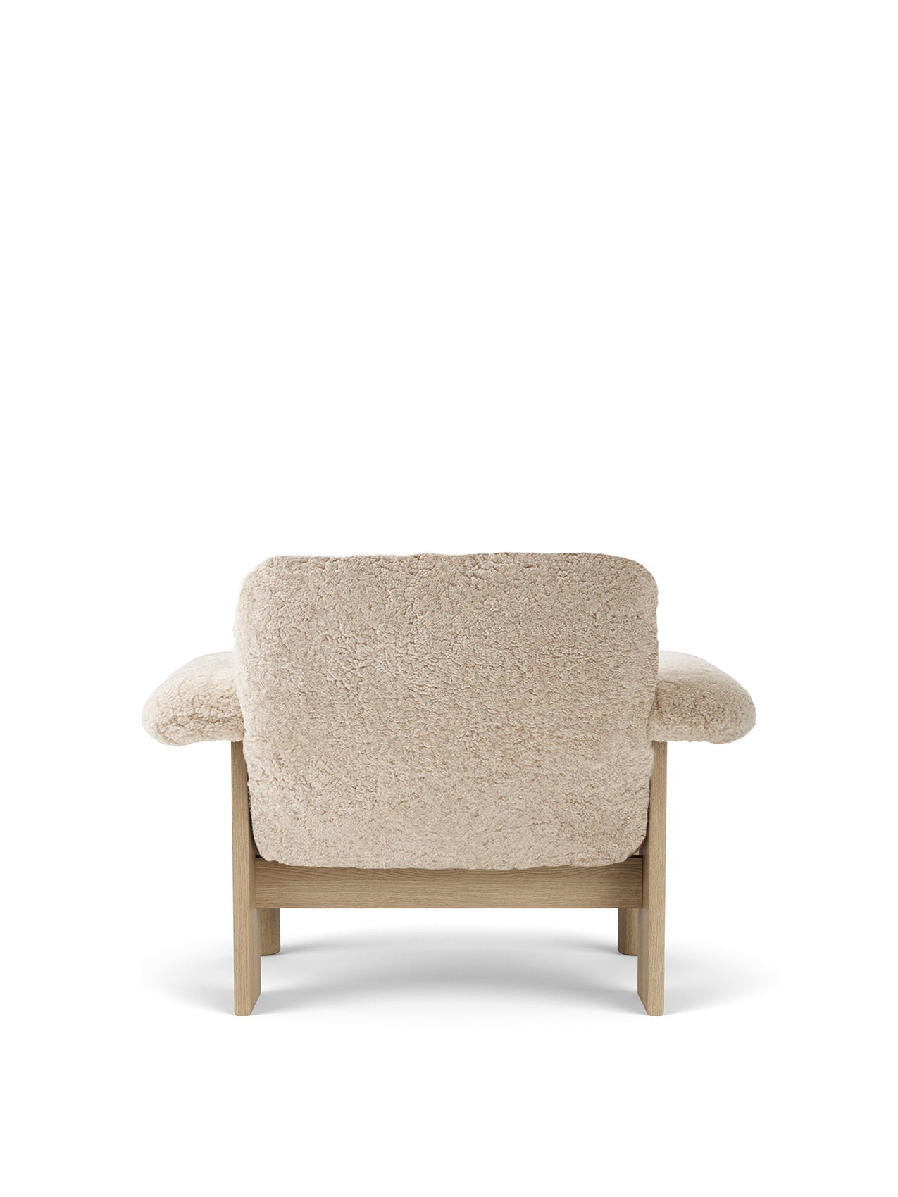 Audo Brasilia Lounge Chair, Low Back, Sheepskin