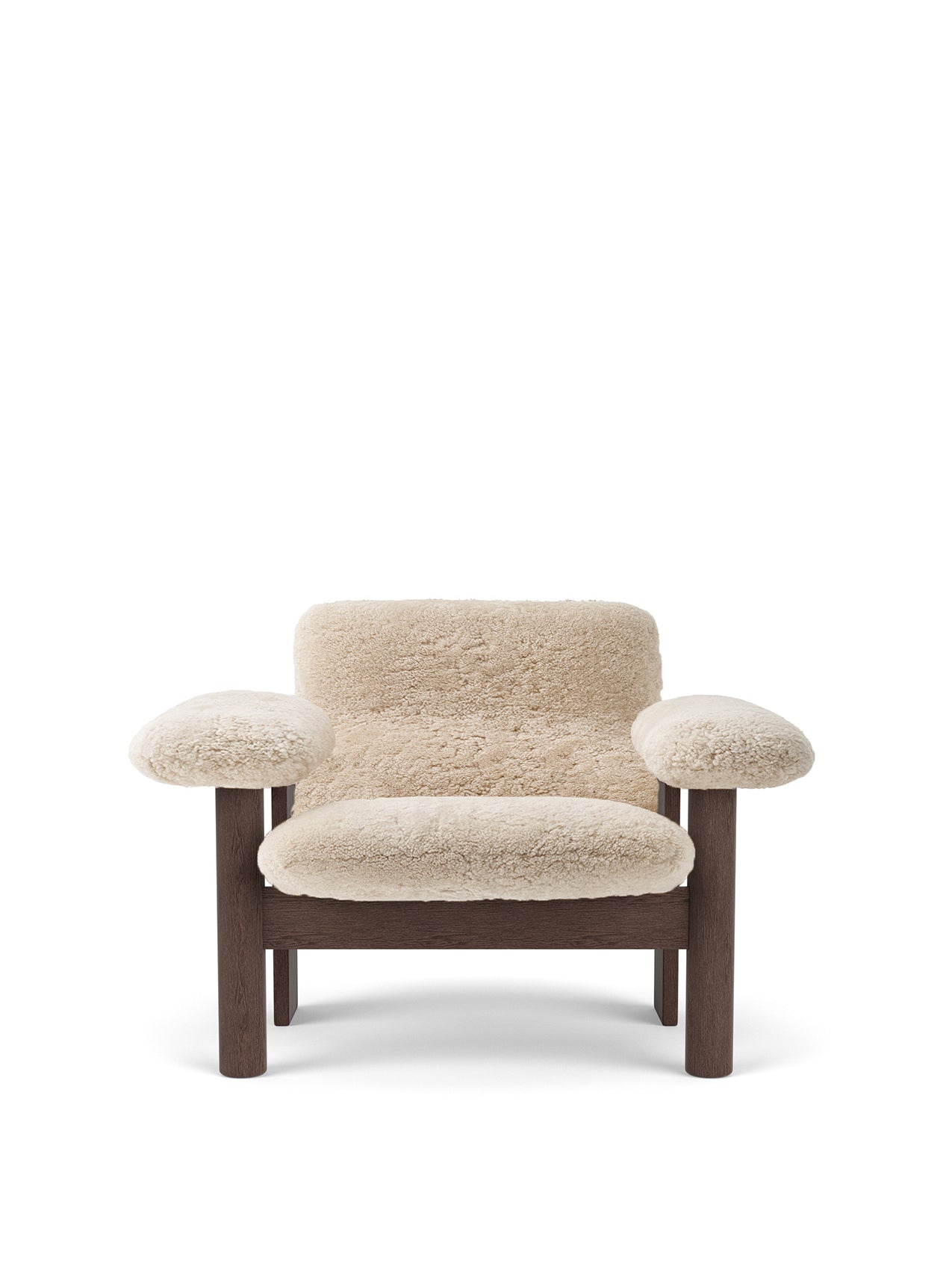 Audo Brasilia Lounge Chair, Low Back, Sheepskin