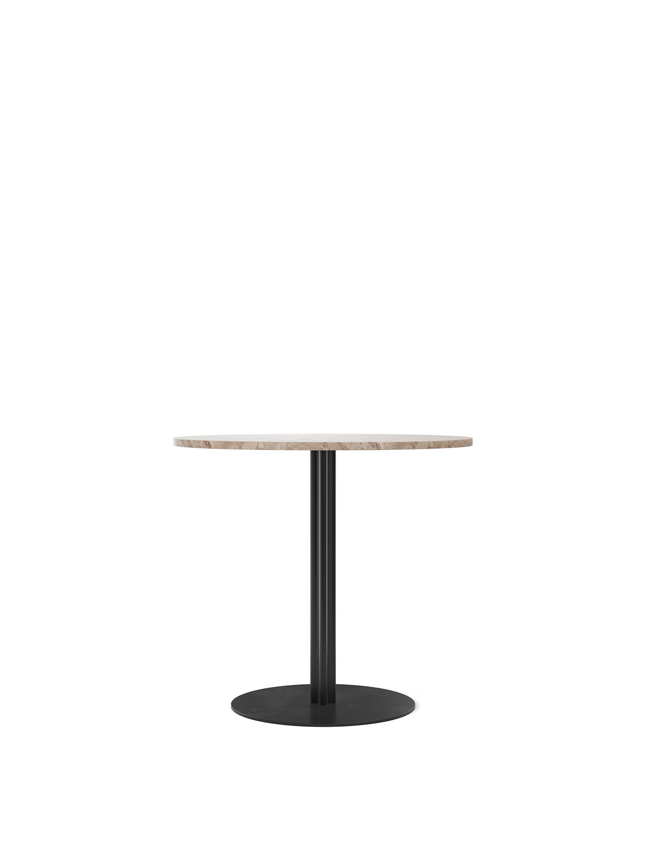 Audo Harbour Column Table, Round With Circular Base - 3 Heights