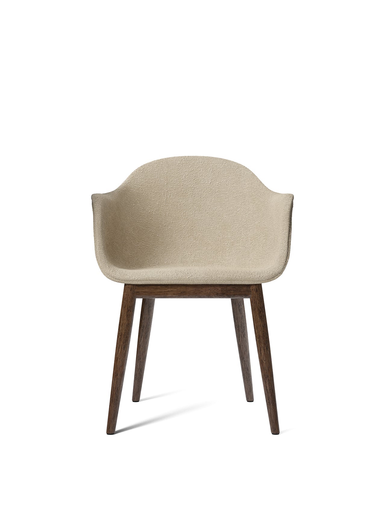 Audo Harbour Arm Chair, Dining Height, Oak Base, Upholstered