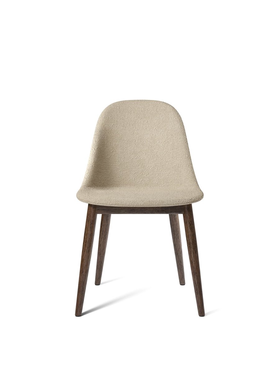 Audo Harbour Side Chair, Dining Height, Upholstered - Dark Oak / Audo Bouclé US 02