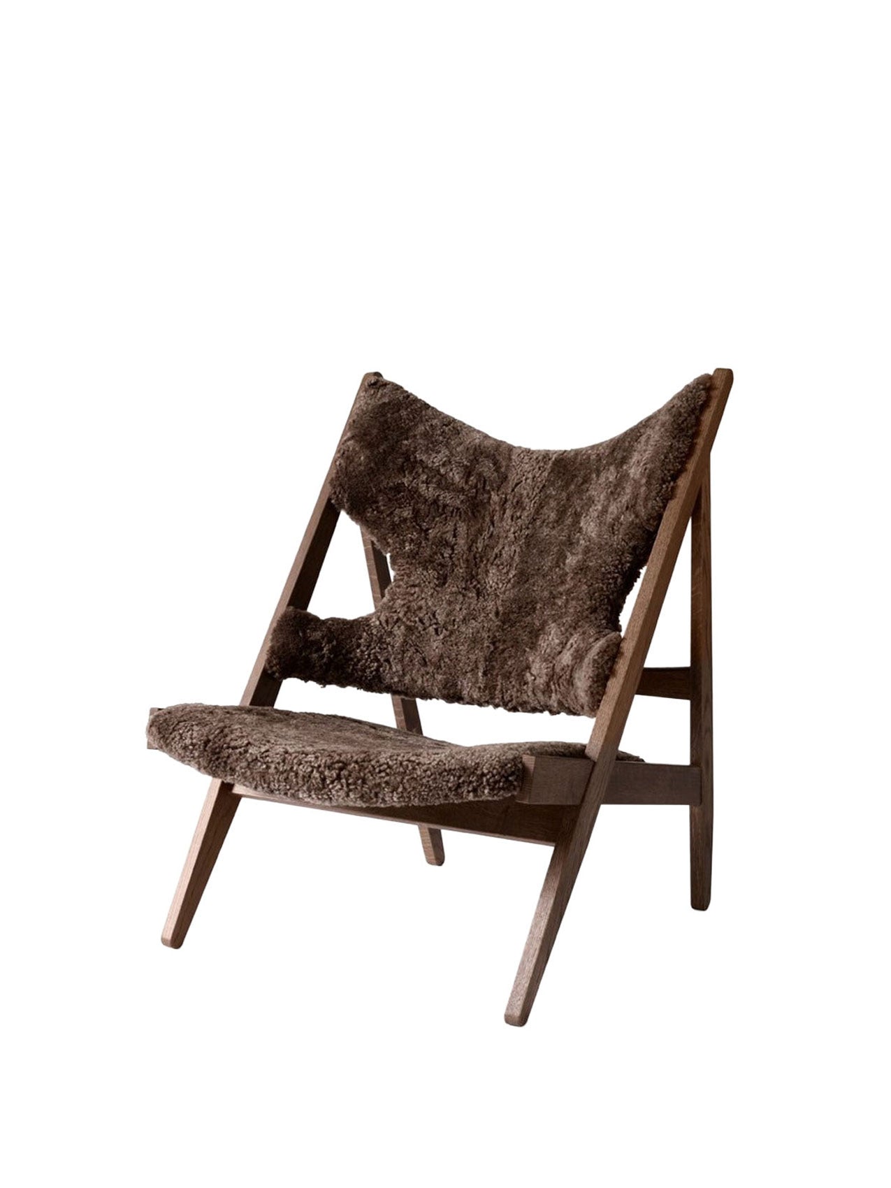 Audo Knitting Chair, Sheepskin