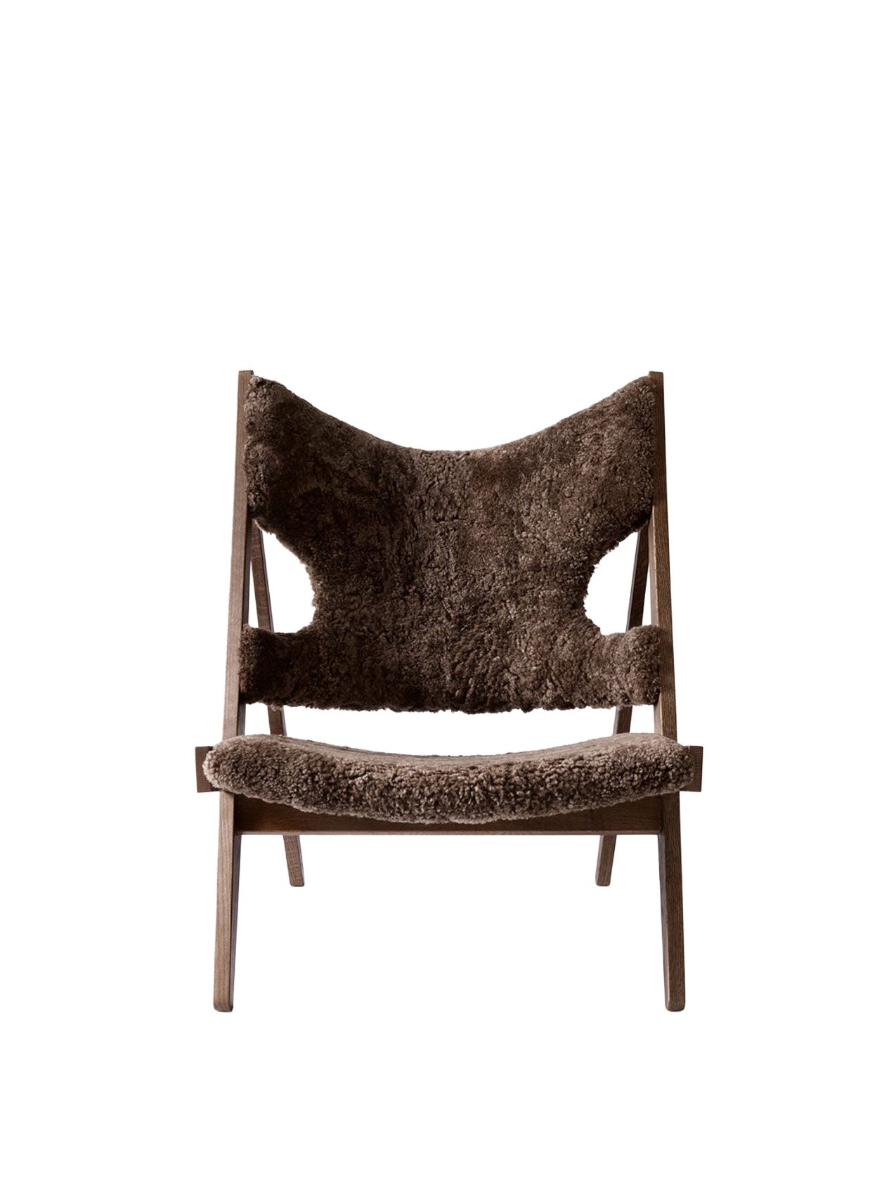 Audo Knitting Chair, Sheepskin