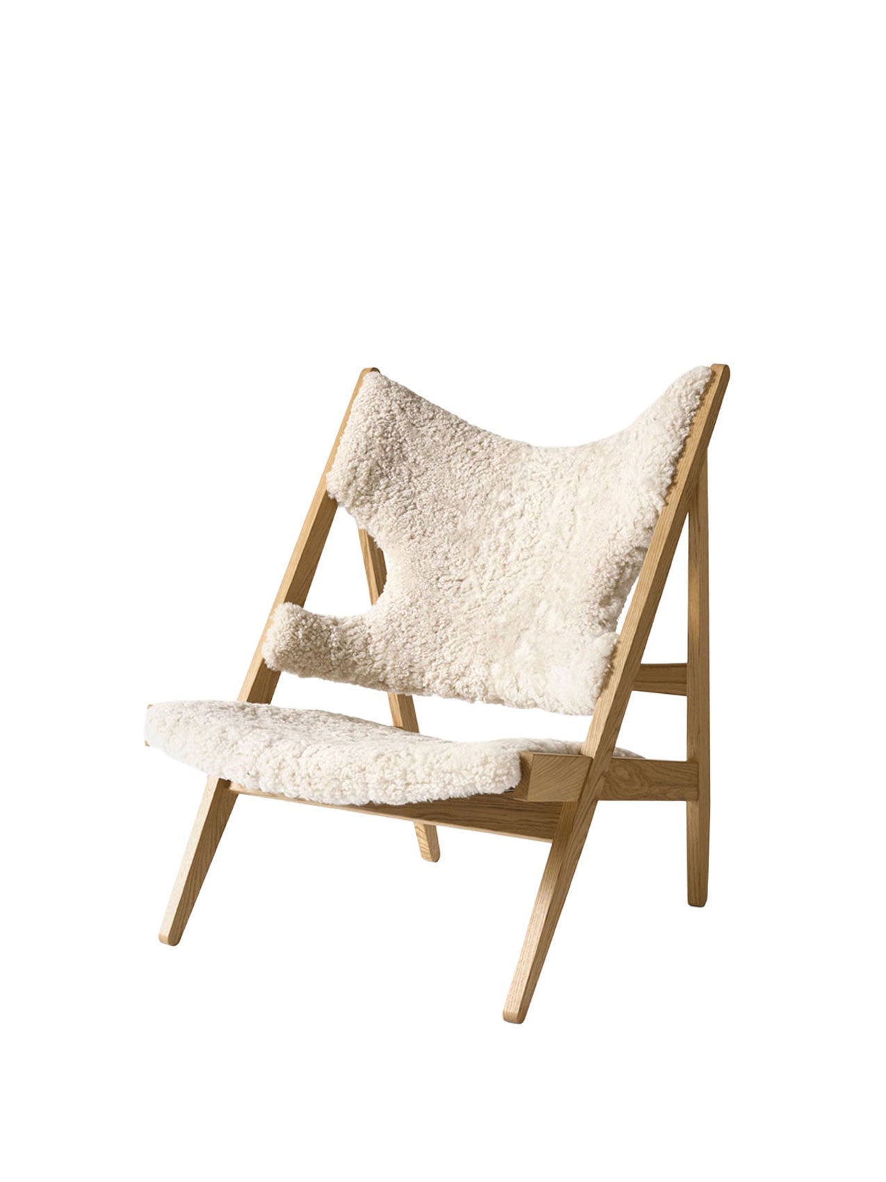 Audo Knitting Chair, Sheepskin