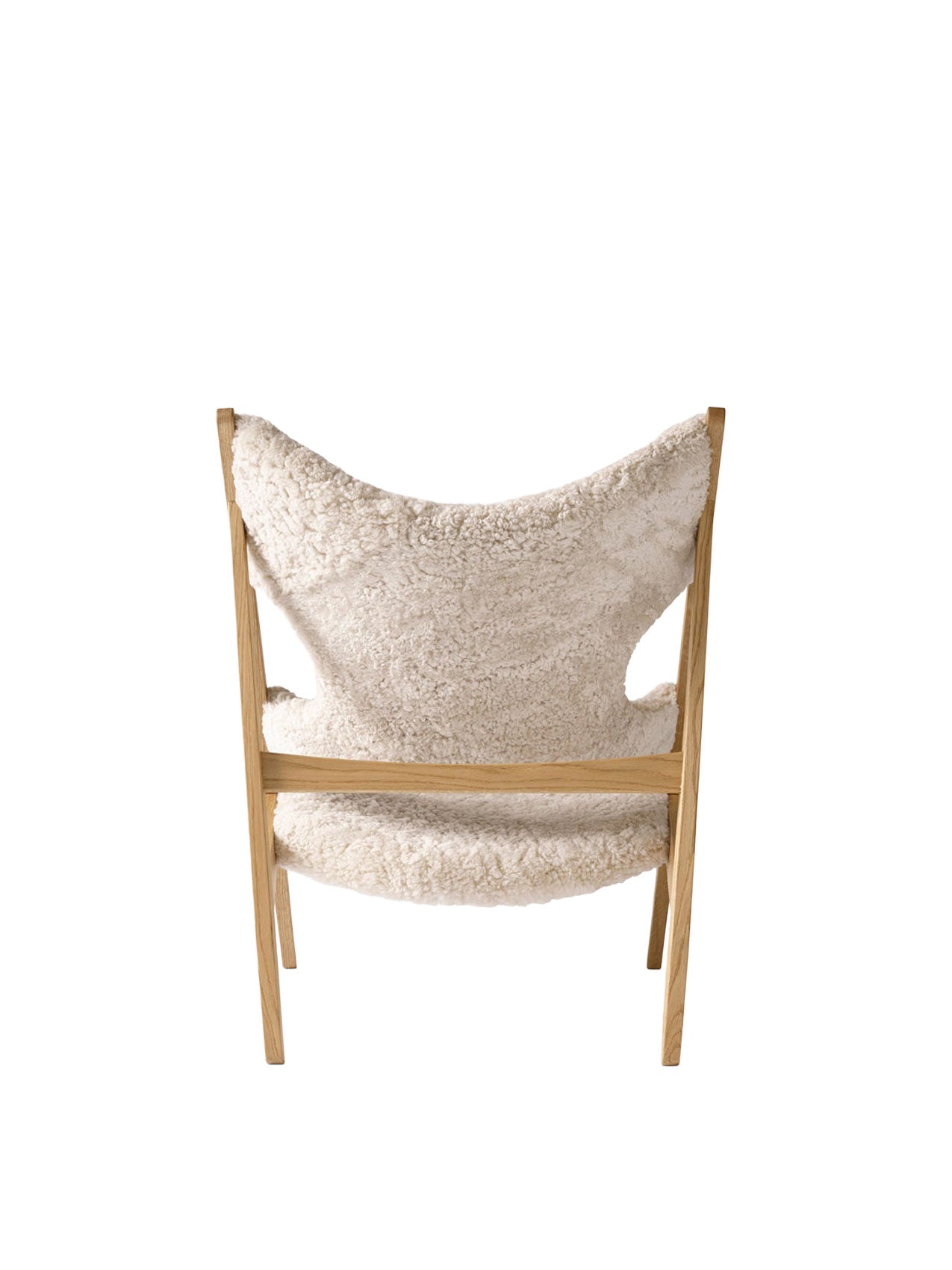 Audo Knitting Chair, Sheepskin