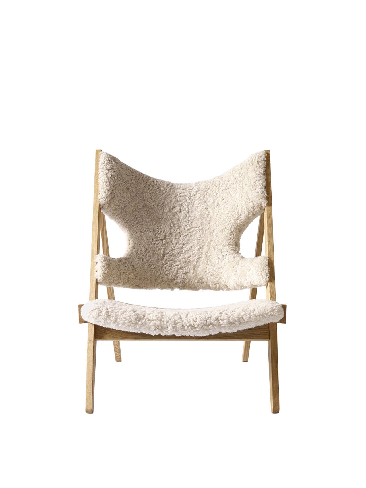 Audo Knitting Chair, Sheepskin