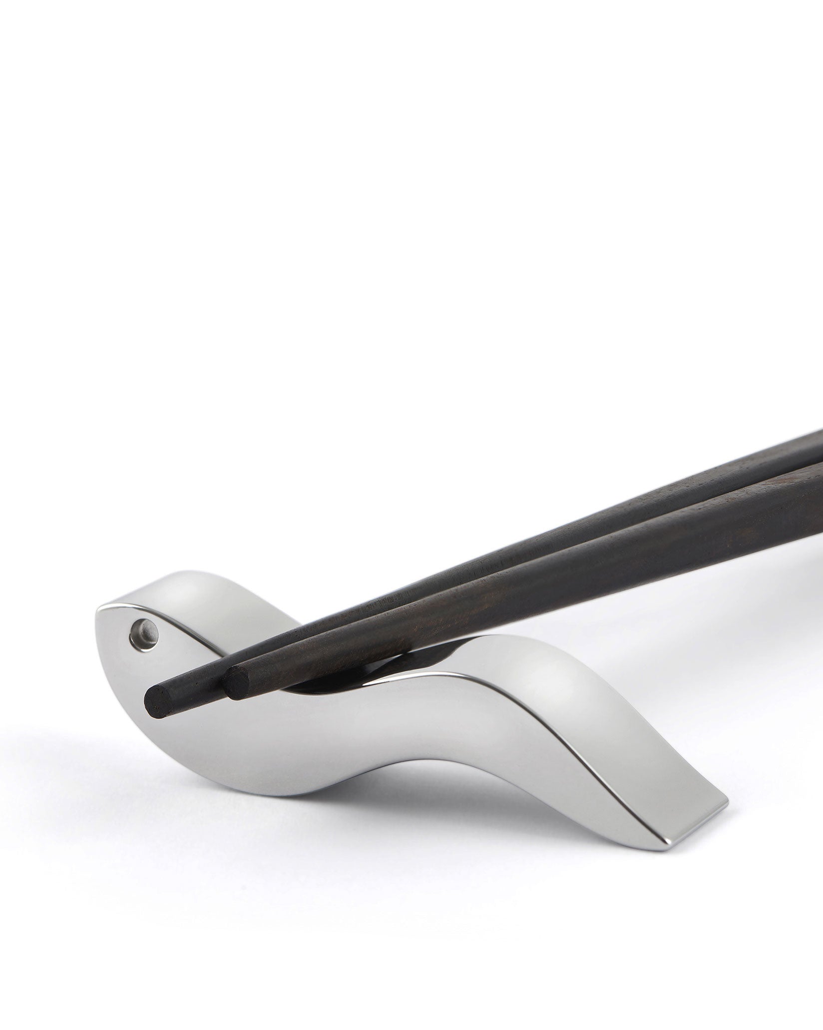 Alessi Alessandro Stick Set Composed Of Two Chopsticks
