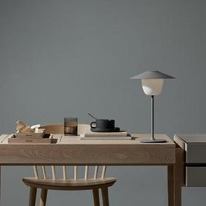 Blomus Ani Rechargable LED Portable Indoor or Outdoor Lamp 3-in-1 Works as Tabletop Lamp, Lantern or Hanging Light
