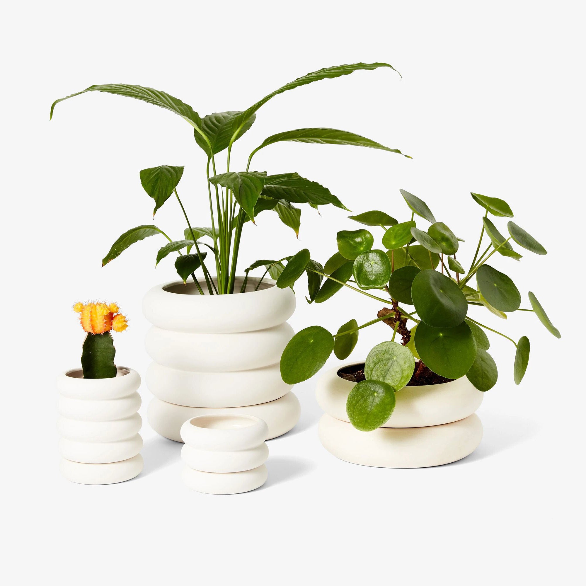 Areaware Stacking Planter in White - Mini-Tall