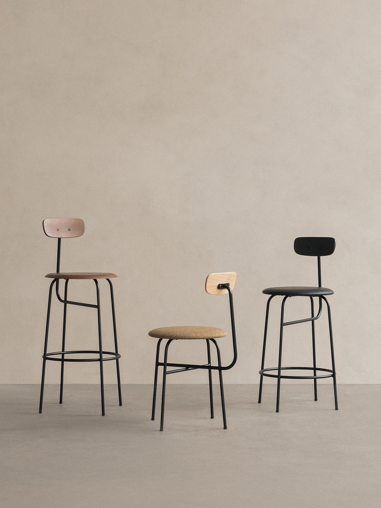 Audo Afteroom Dining Chair, Upholsered Seat