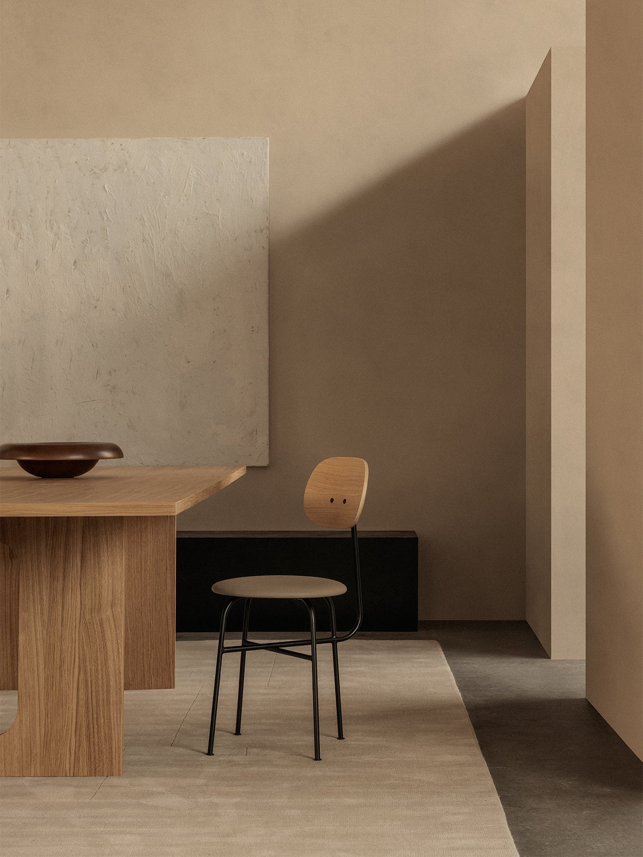 Audo Afteroom Plus Dining Chair, Upholstered Seat