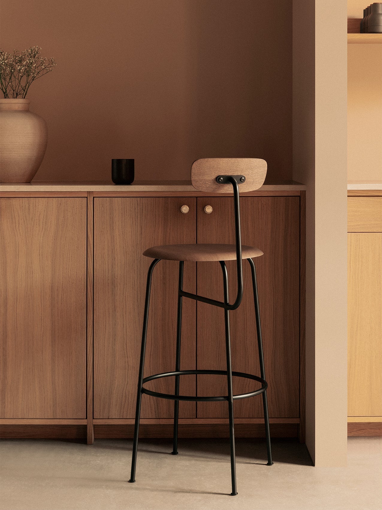 Audo Afteroom Bar & Counter Chair, Non-Upholstered