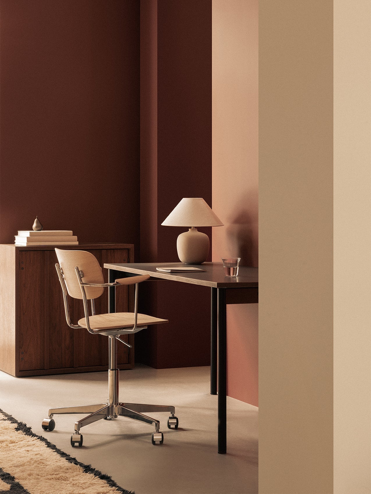Audo Co Task Chair, Veneer