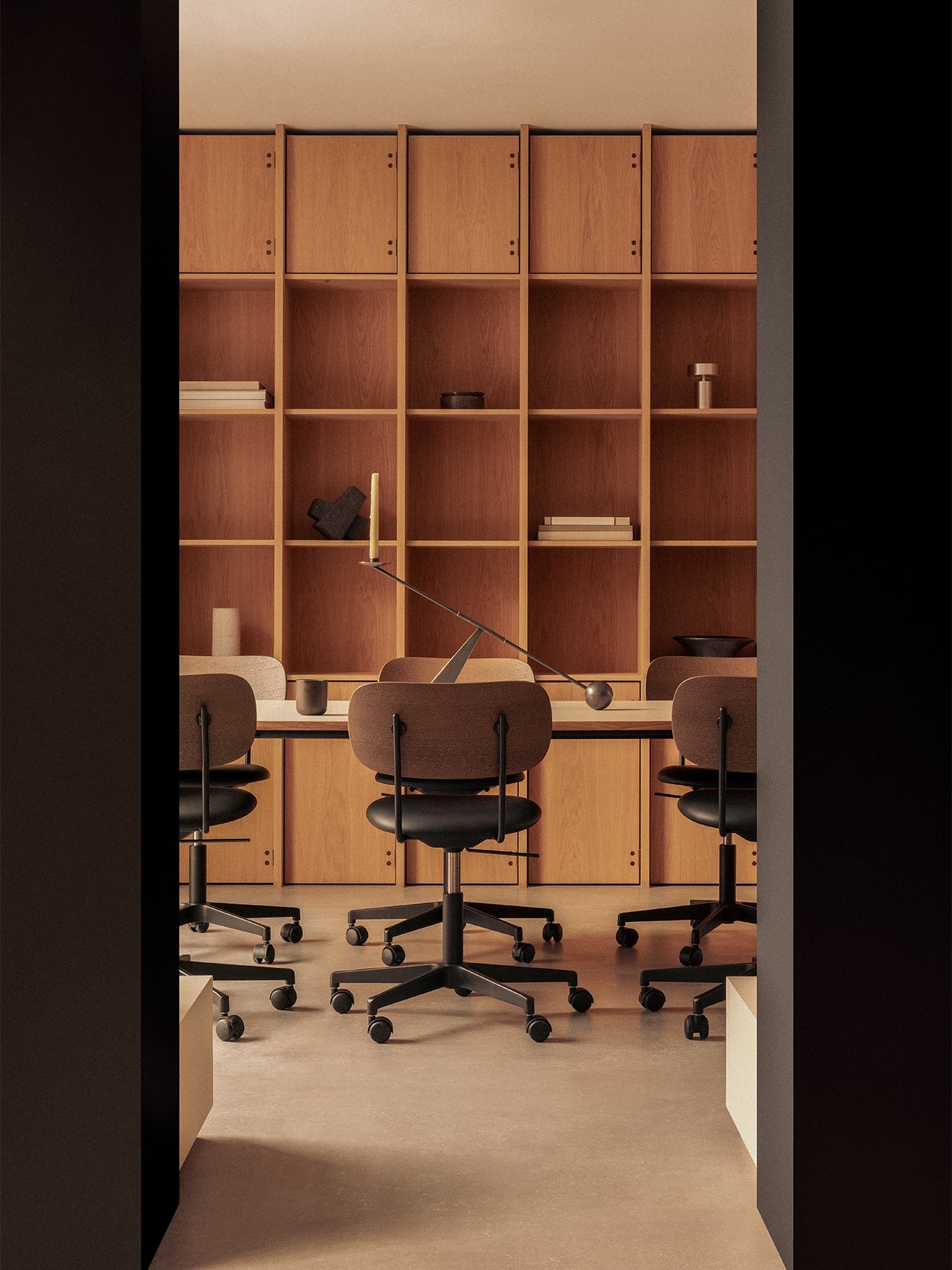 Audo Co Task Chair, Upholstered Seat