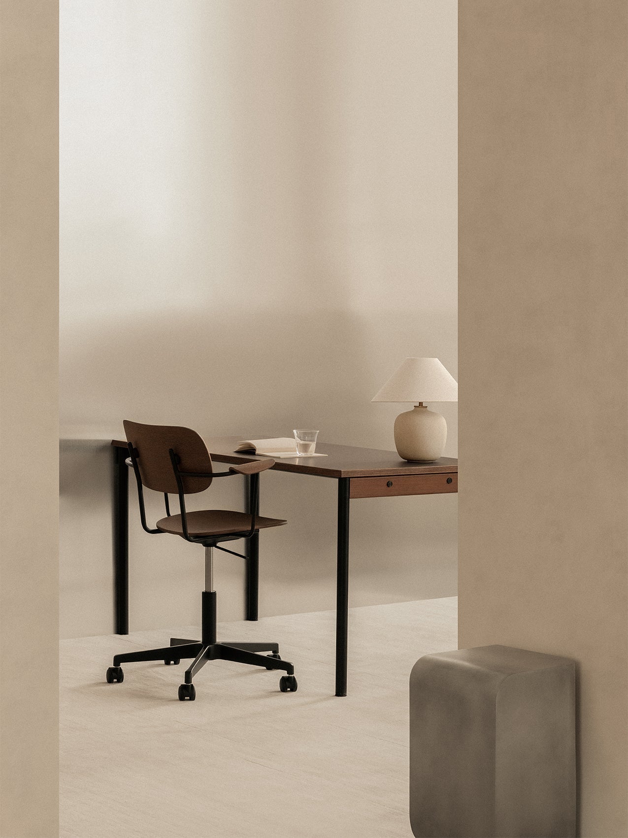 Audo Co Task Chair, Veneer
