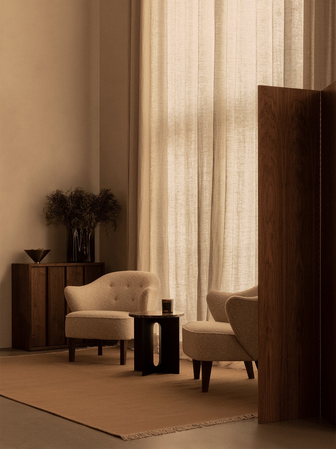 Audo Ingeborg Lounge Chair, Textile