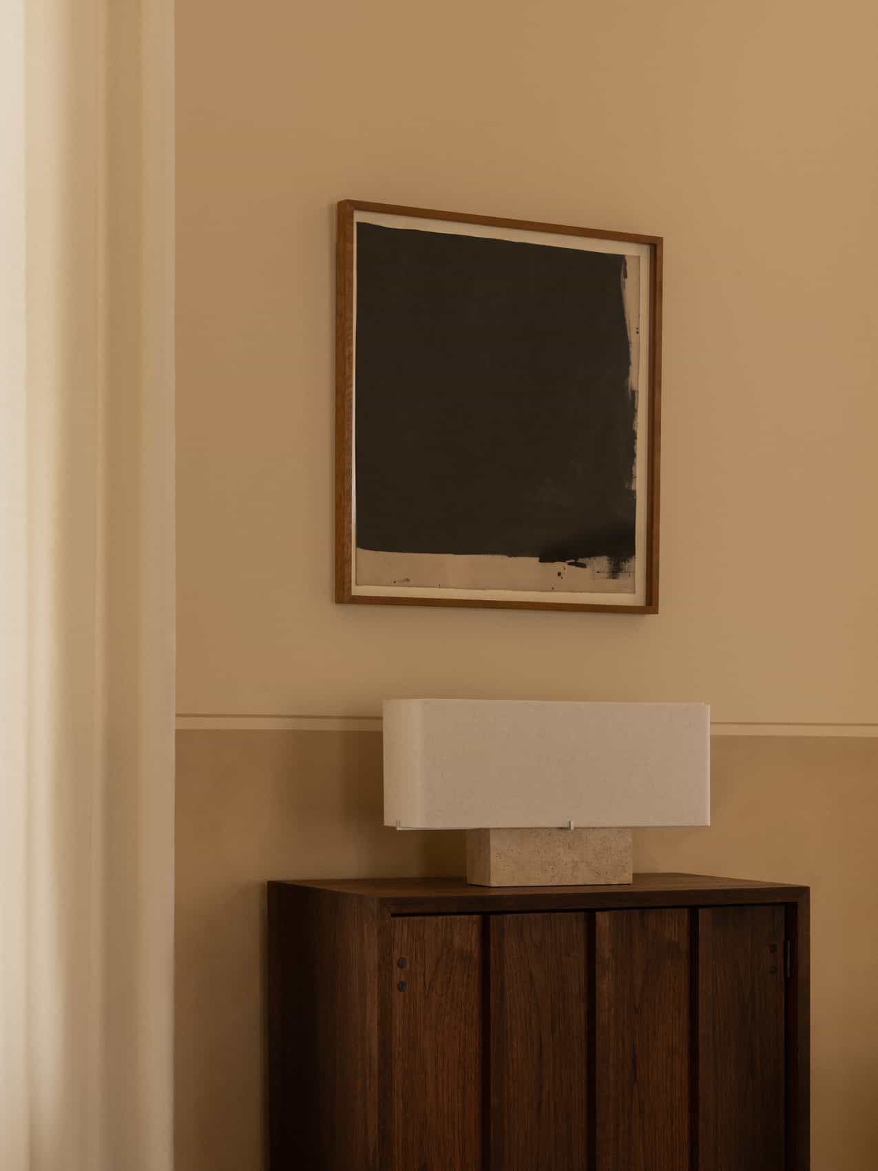 Audo Nonna Table Lamp, Travertine