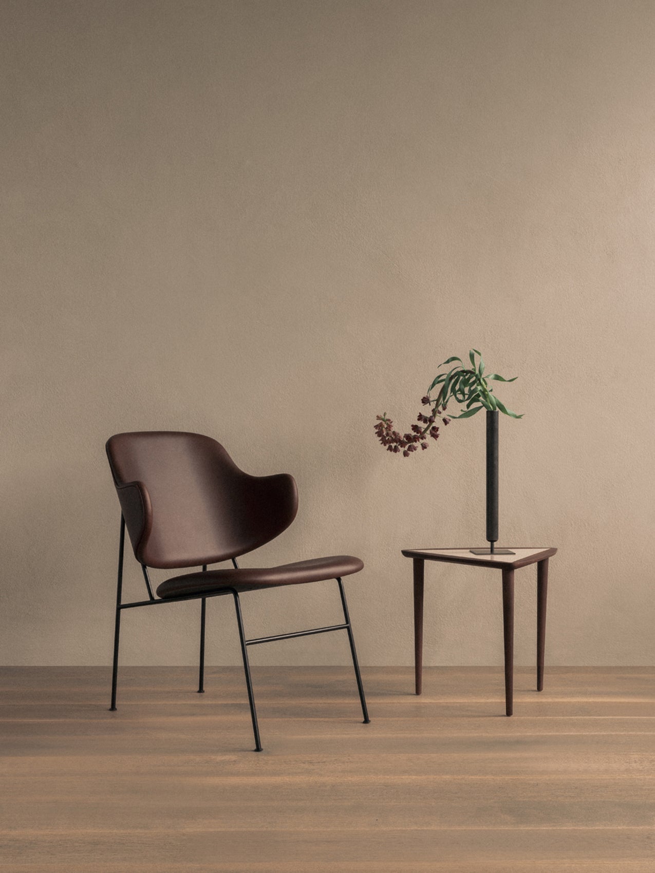 Audo The Penguin Lounge Chair, Fully Upholstered