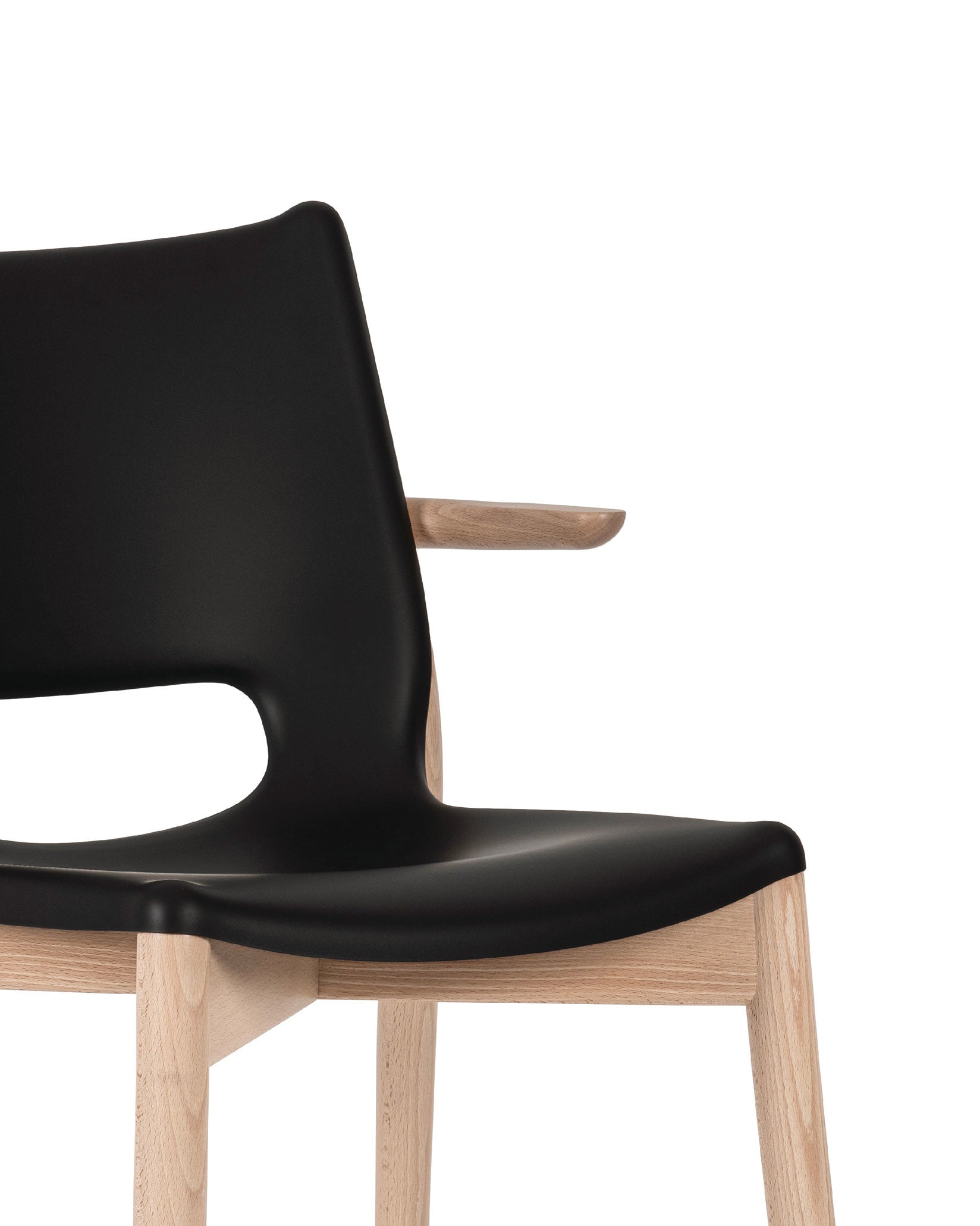 Alessi Poêle Collection Monoshell Chair With Armrests