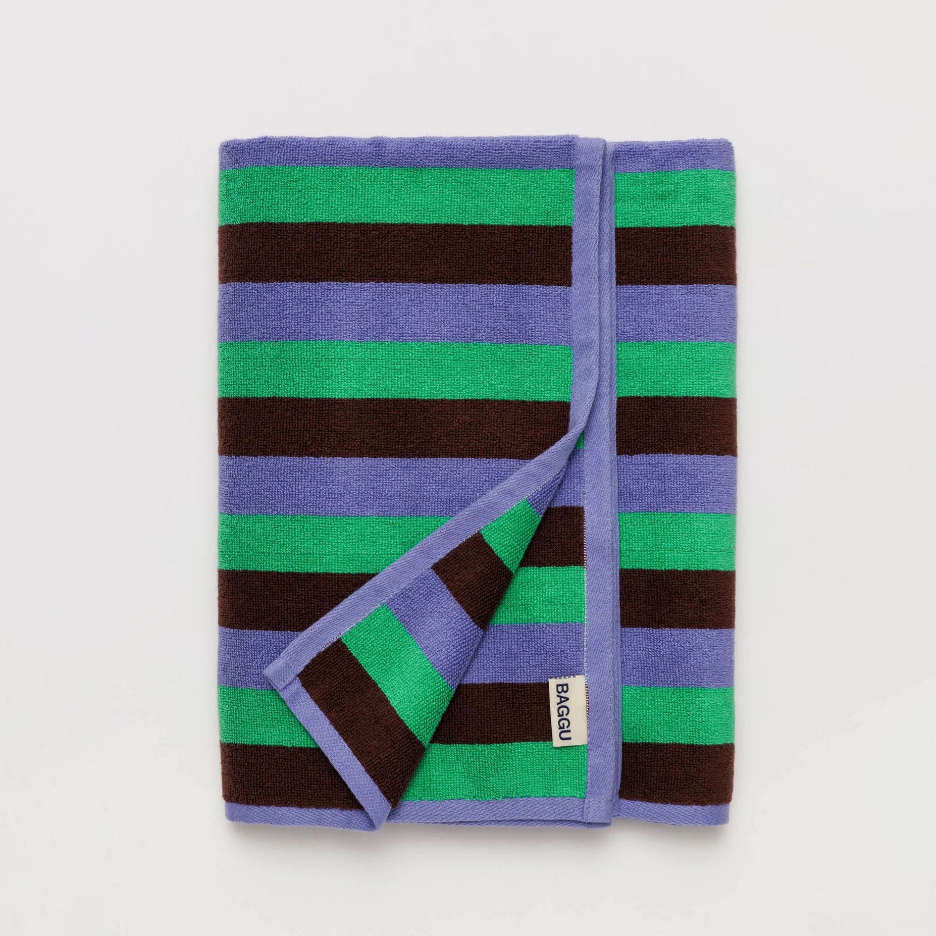 Baggu Bath Towel in Sherbert Stripe