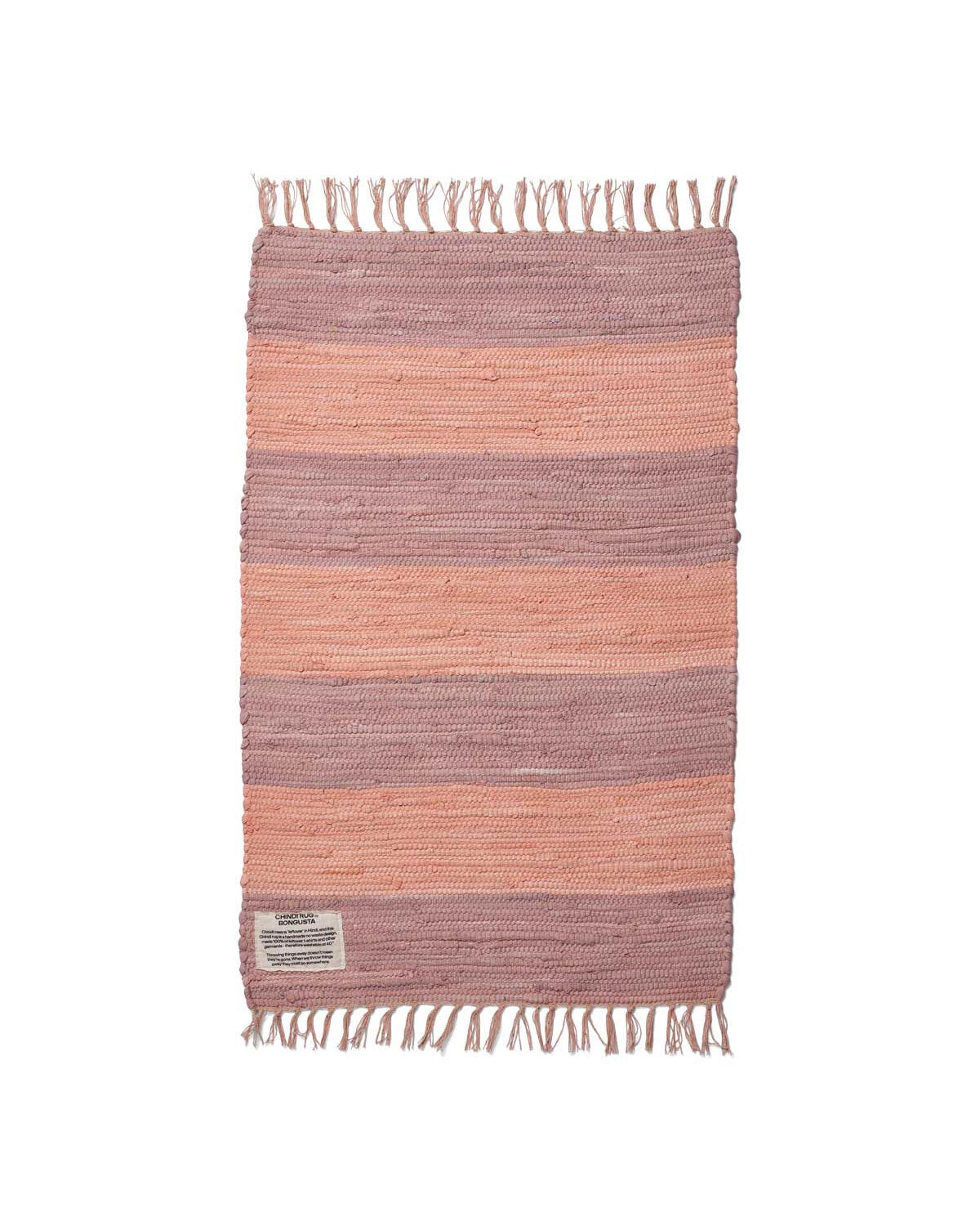 Bongusta Chindi Rug - Tropicana and Ash Rose