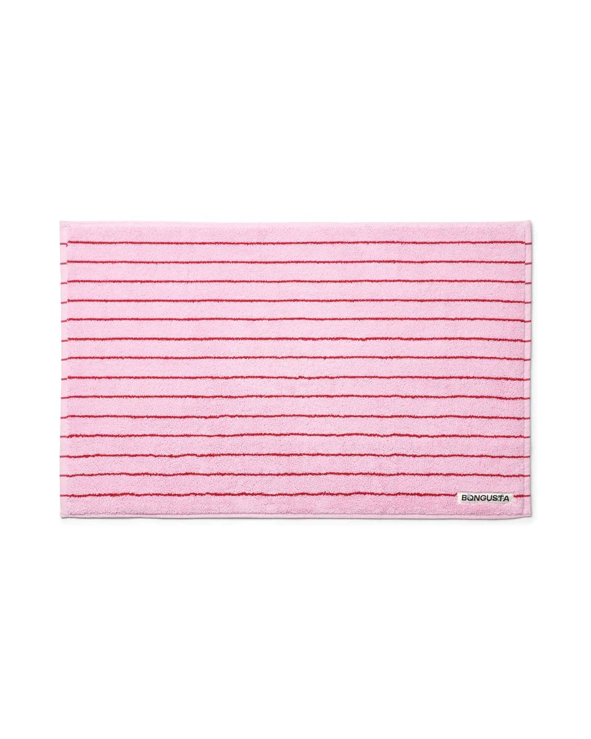 Bongusta Naram Bath Mat - Baby Pink and Red