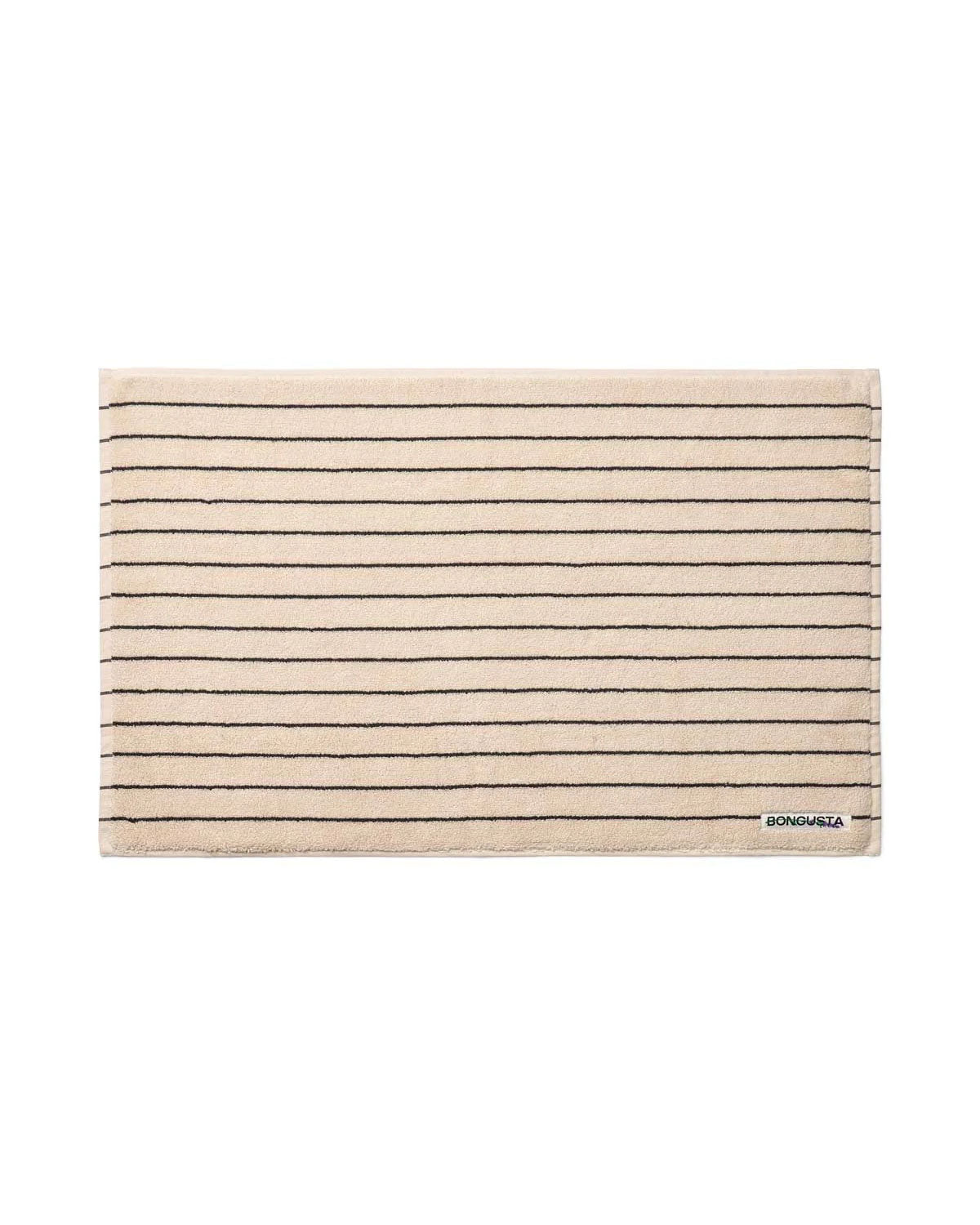 Bongusta Naram Bath Mat - Creme and Ink