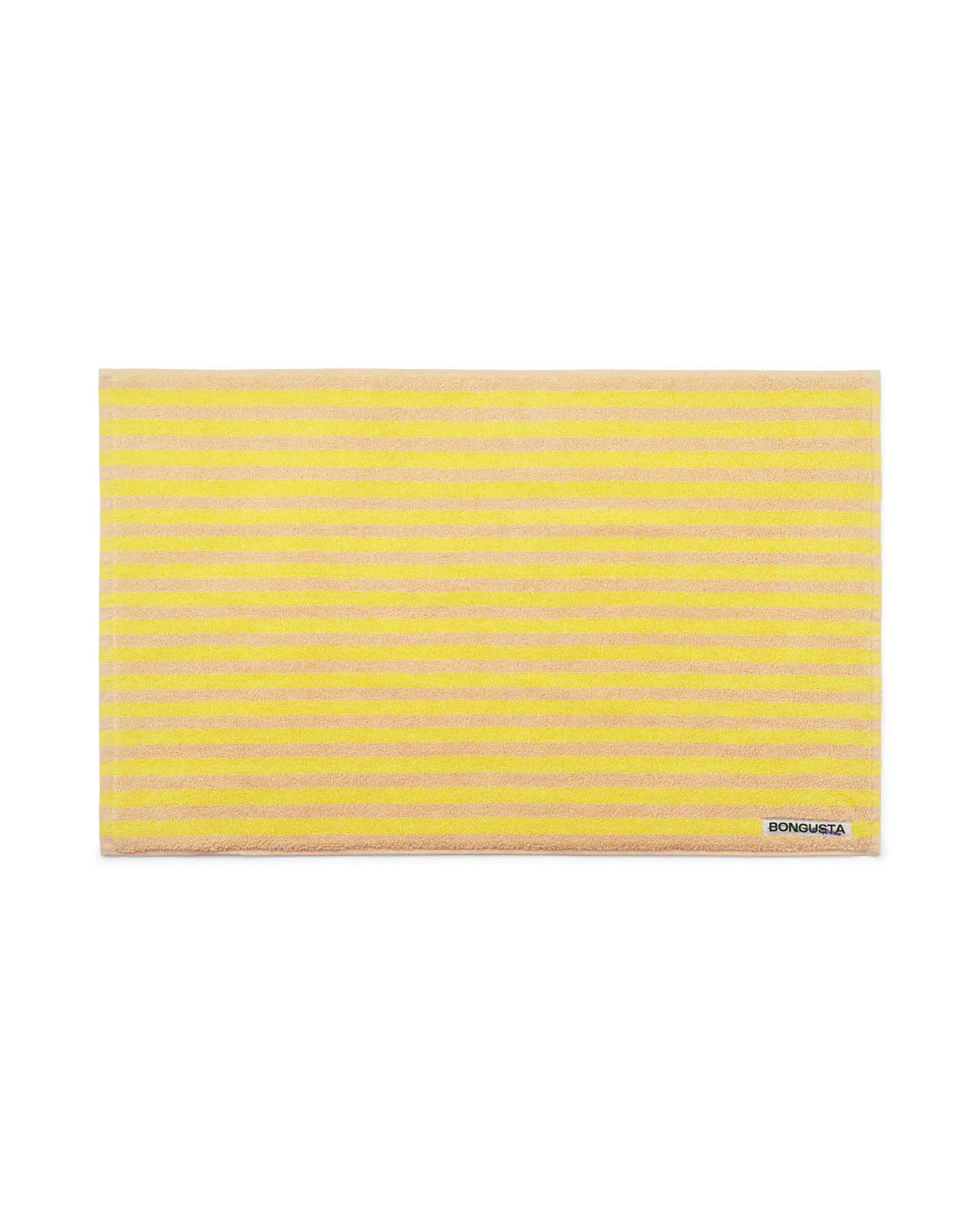 Bongusta Naram Bath Mat - Pristine and Neon Yellow