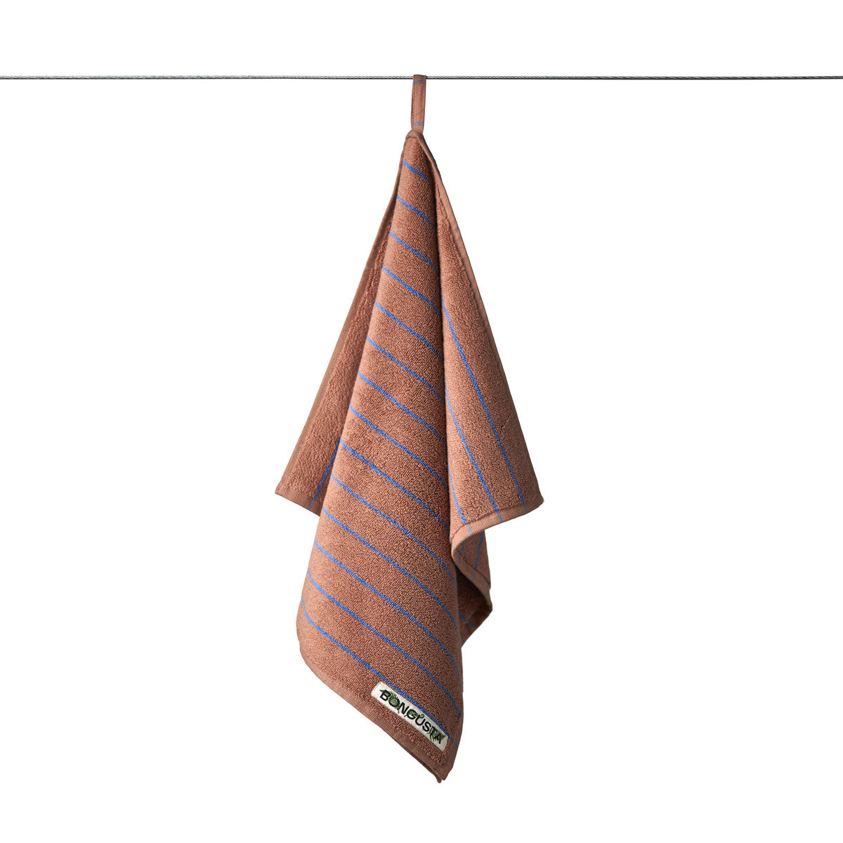 Bongusta Naram Towels - Camel and Blue