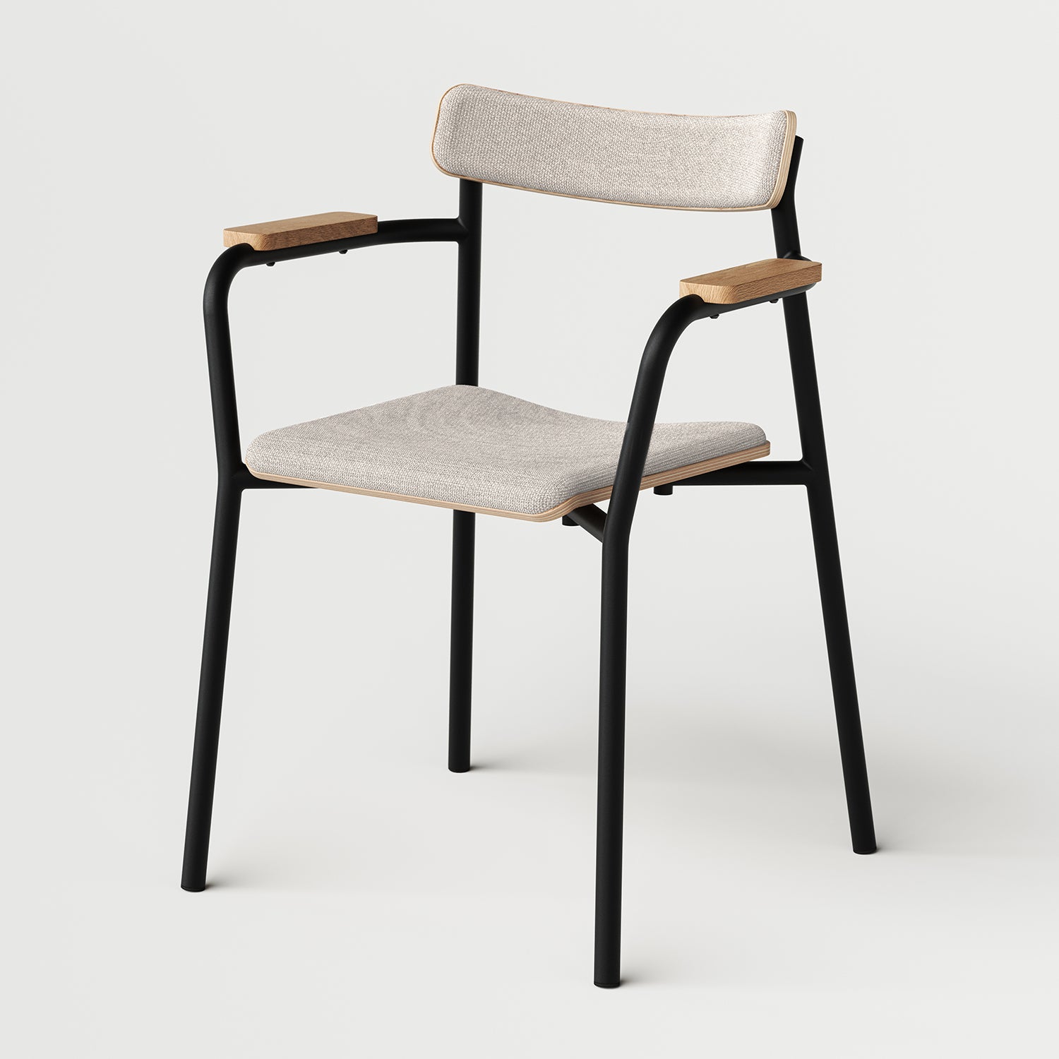 Chaise_ETUDE_accoudoir_tissu_beige_noir_v2