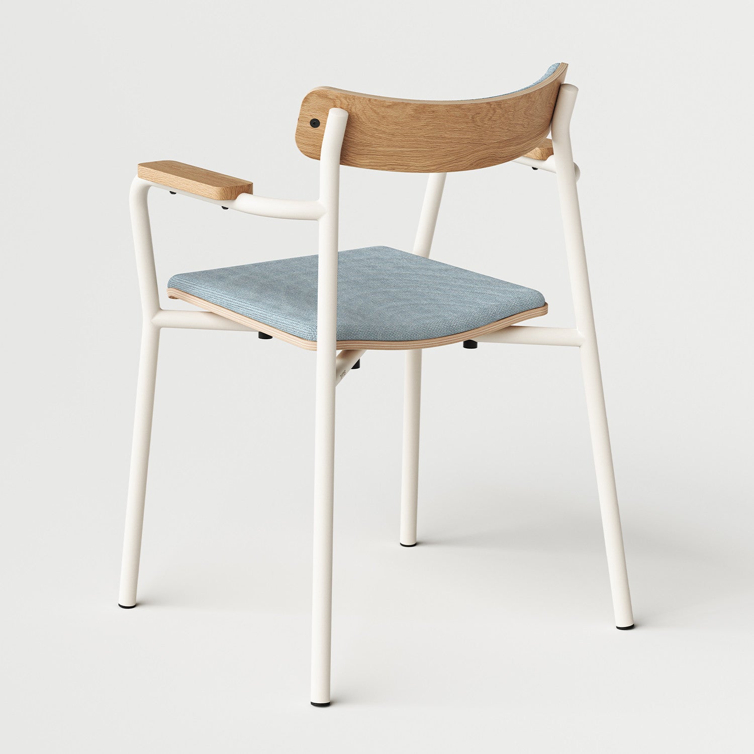 TIPTOE ETUDE chair with armrests - recycled fabric
