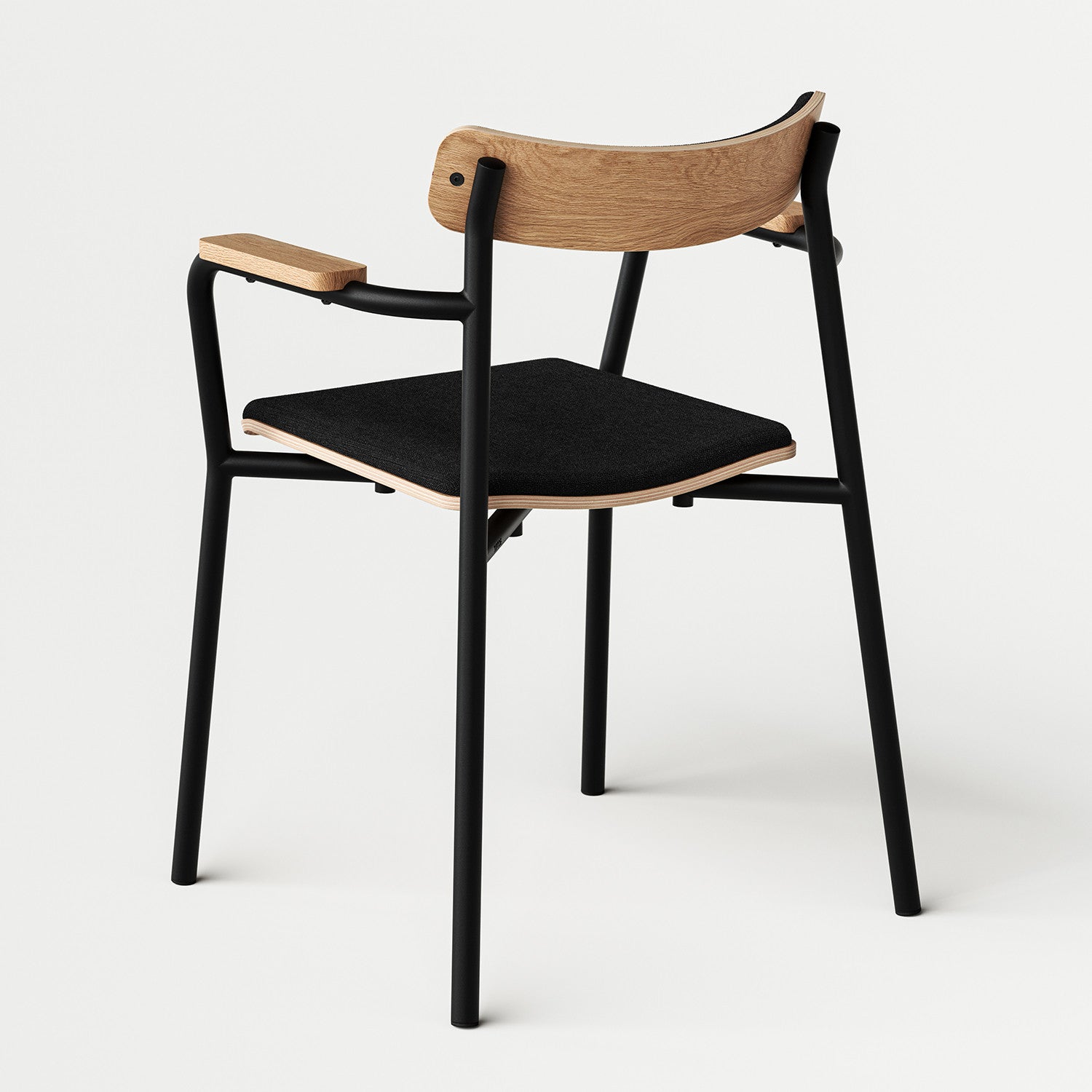 TIPTOE ETUDE chair with armrests - recycled fabric