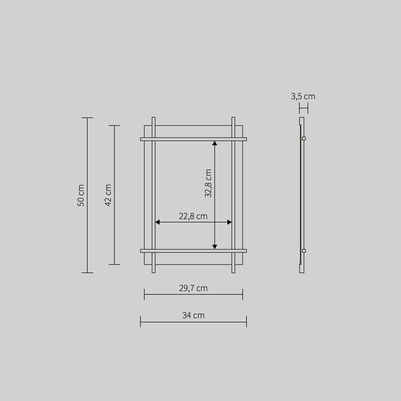 Gejst Daiku Frame - Small, Oak