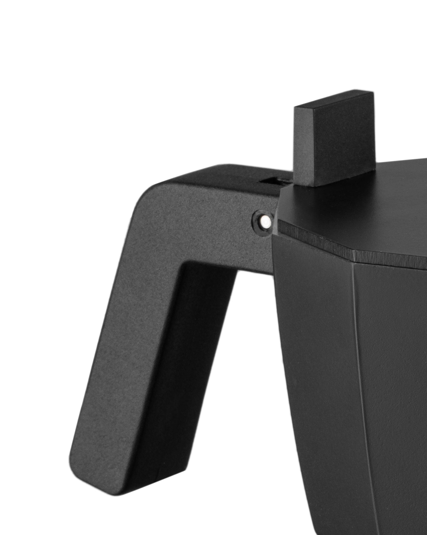 Alessi Moka Espresso Coffee Maker In Aluminium Casting Black