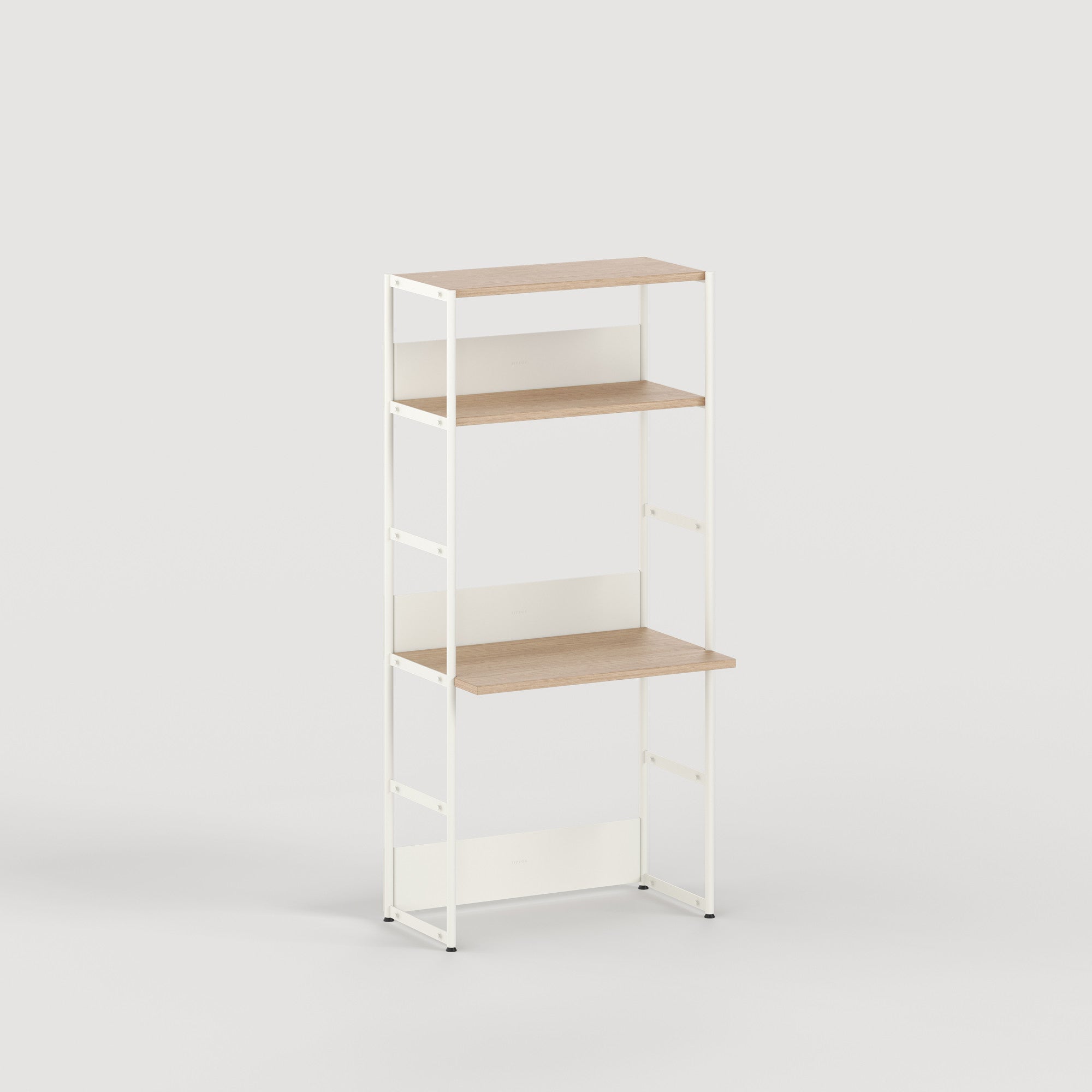 TIPTOE UNIT desk shelf - H180 to 215 x W84cm - eco-certified wood