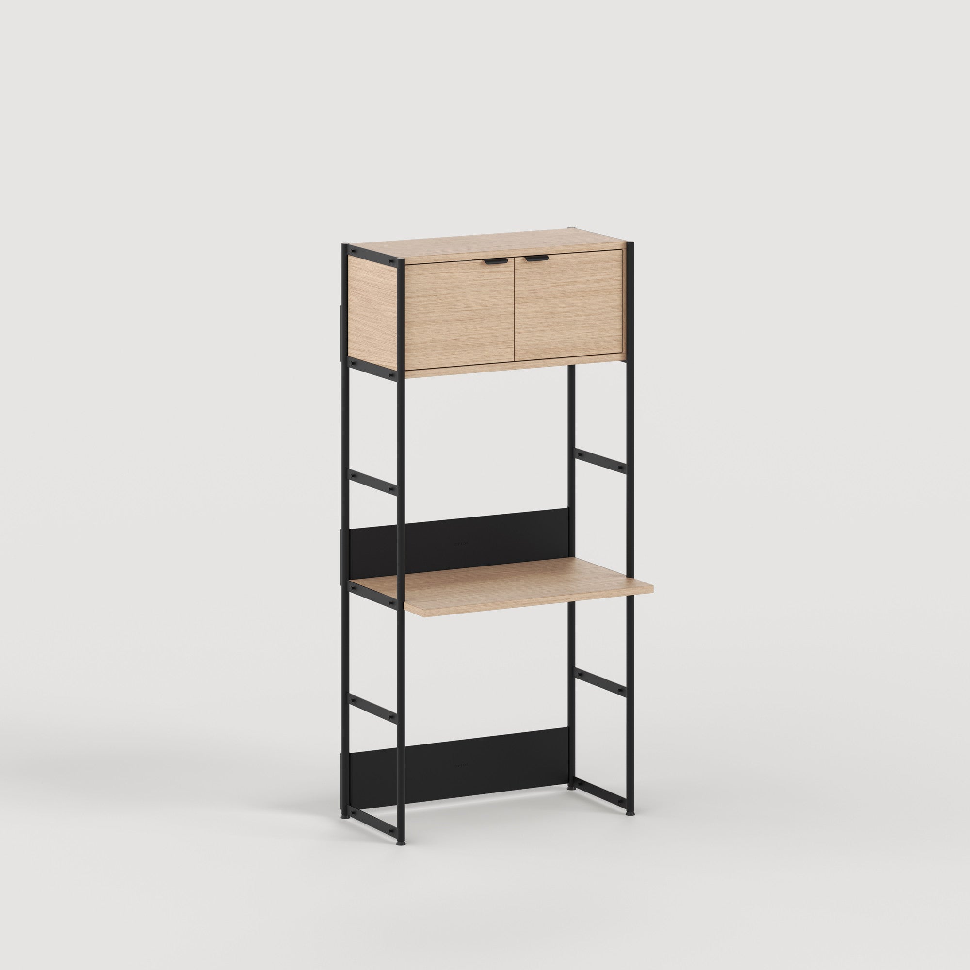 TIPTOE UNIT desk shelf - H180 to 215 x W84cm - eco-certified wood