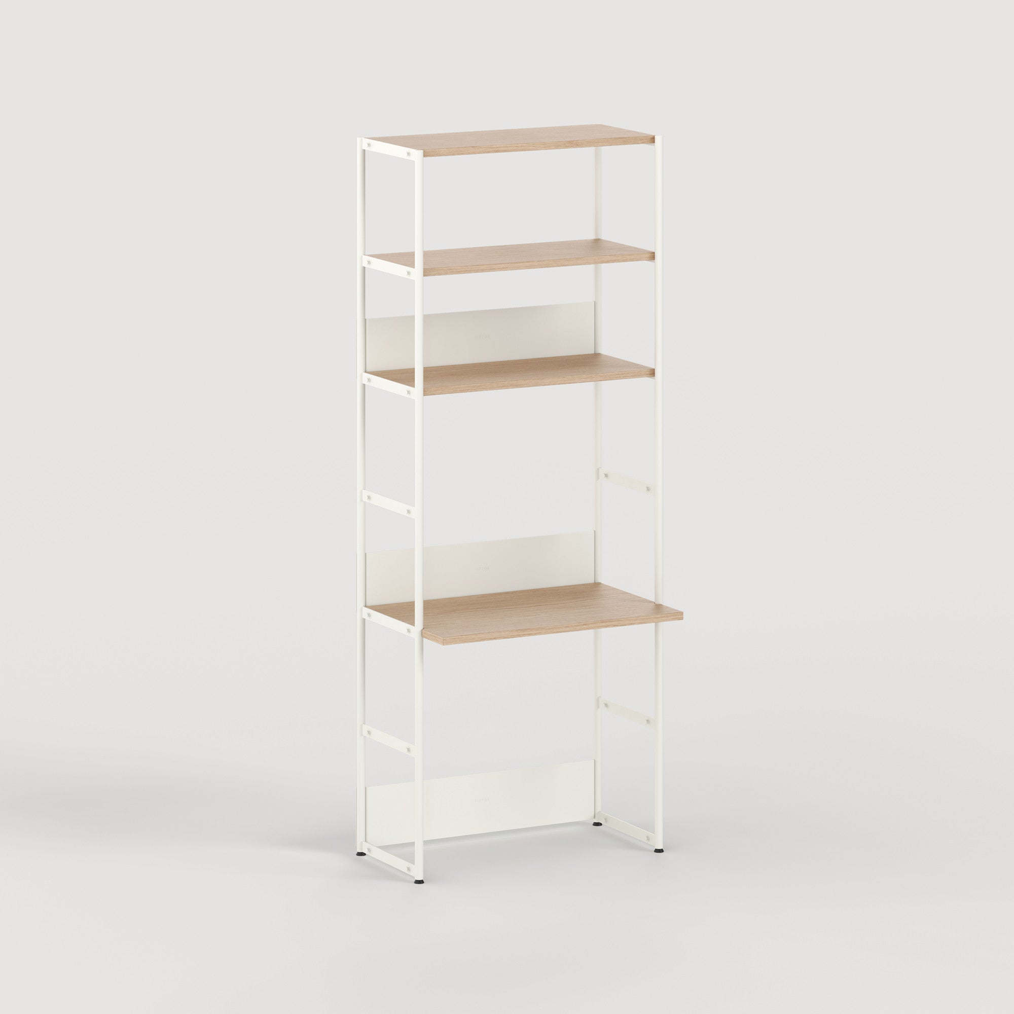 TIPTOE UNIT desk shelf - H180 to 215 x W84cm - eco-certified wood