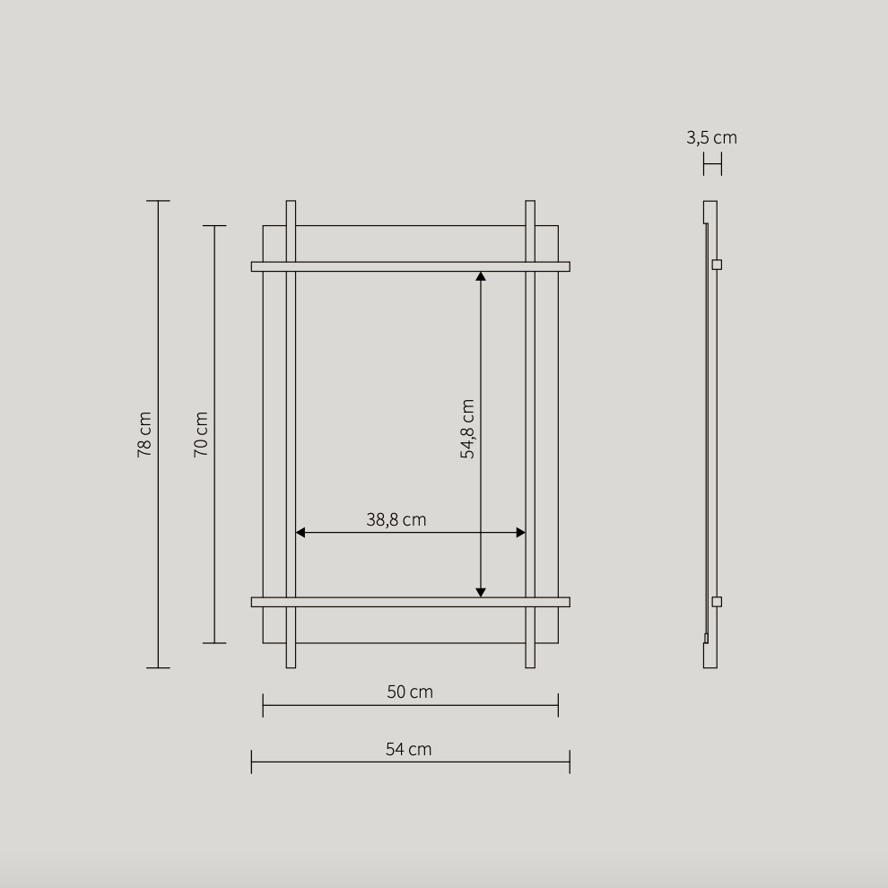 Gejst Daiku Frame - Large A3, Oak