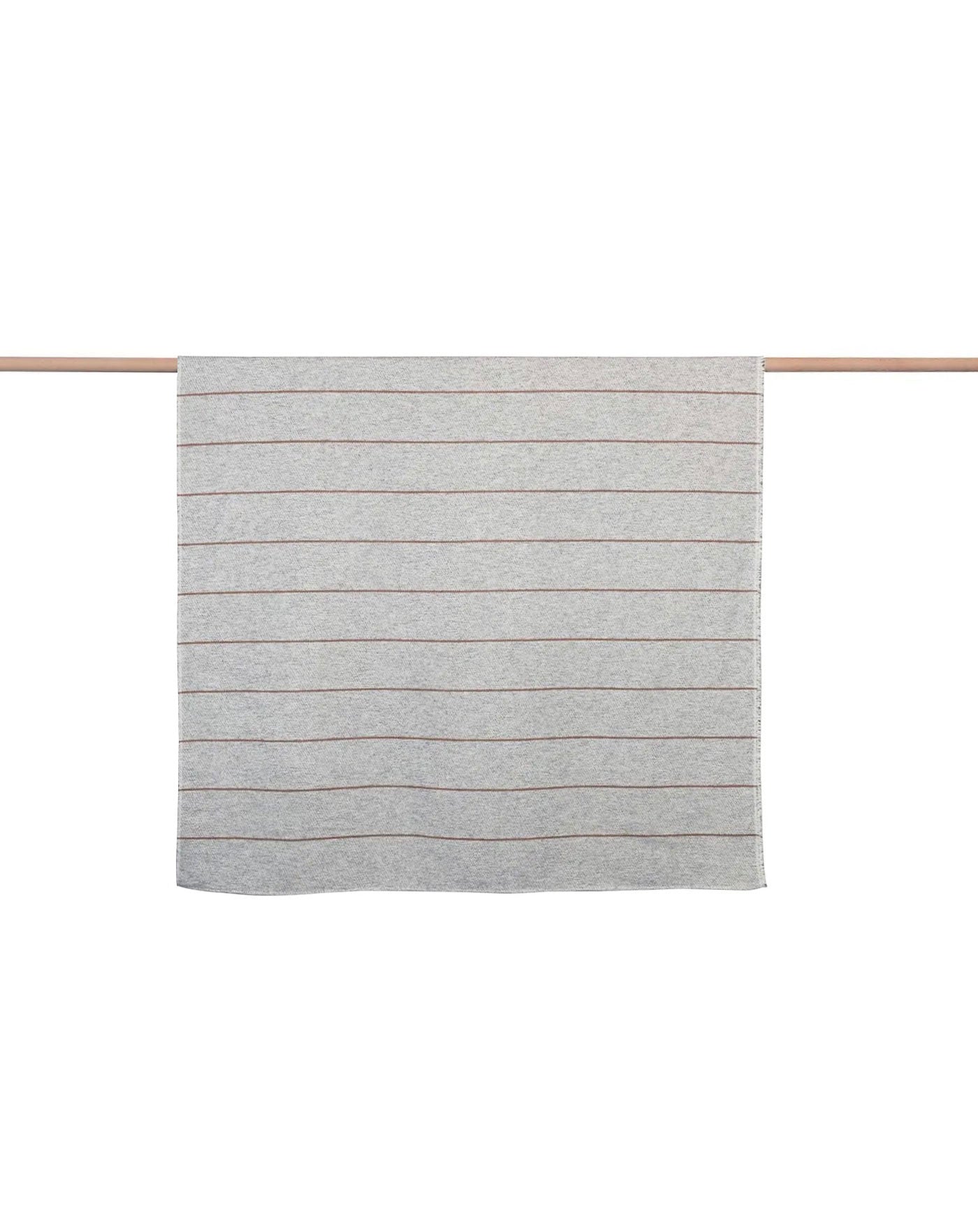 David Fussenegger Luca Cotton Throw - Stipes/Structured - Reversible