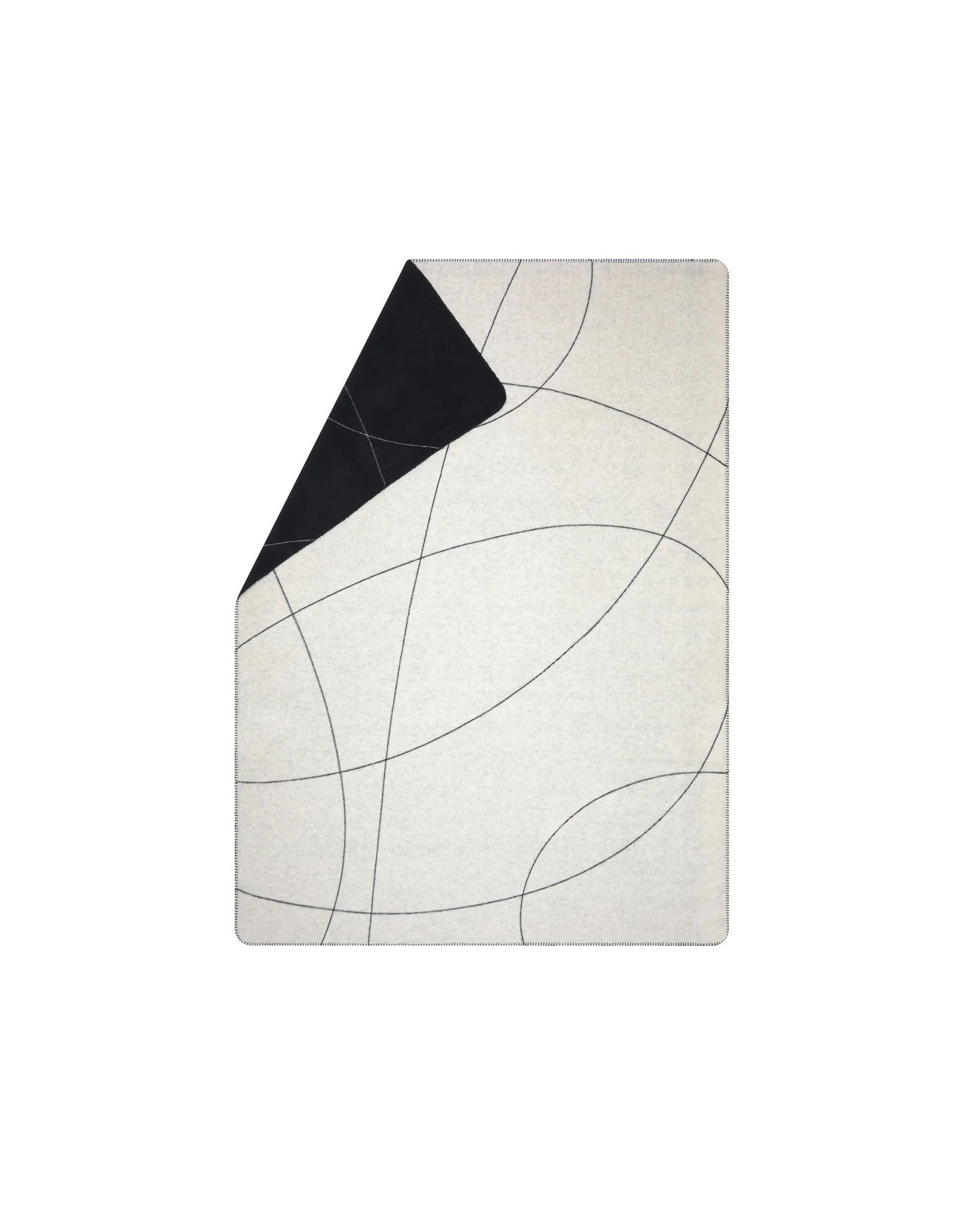 David Fussenegger Savona Cotton Throw - Fine Lines Crossed