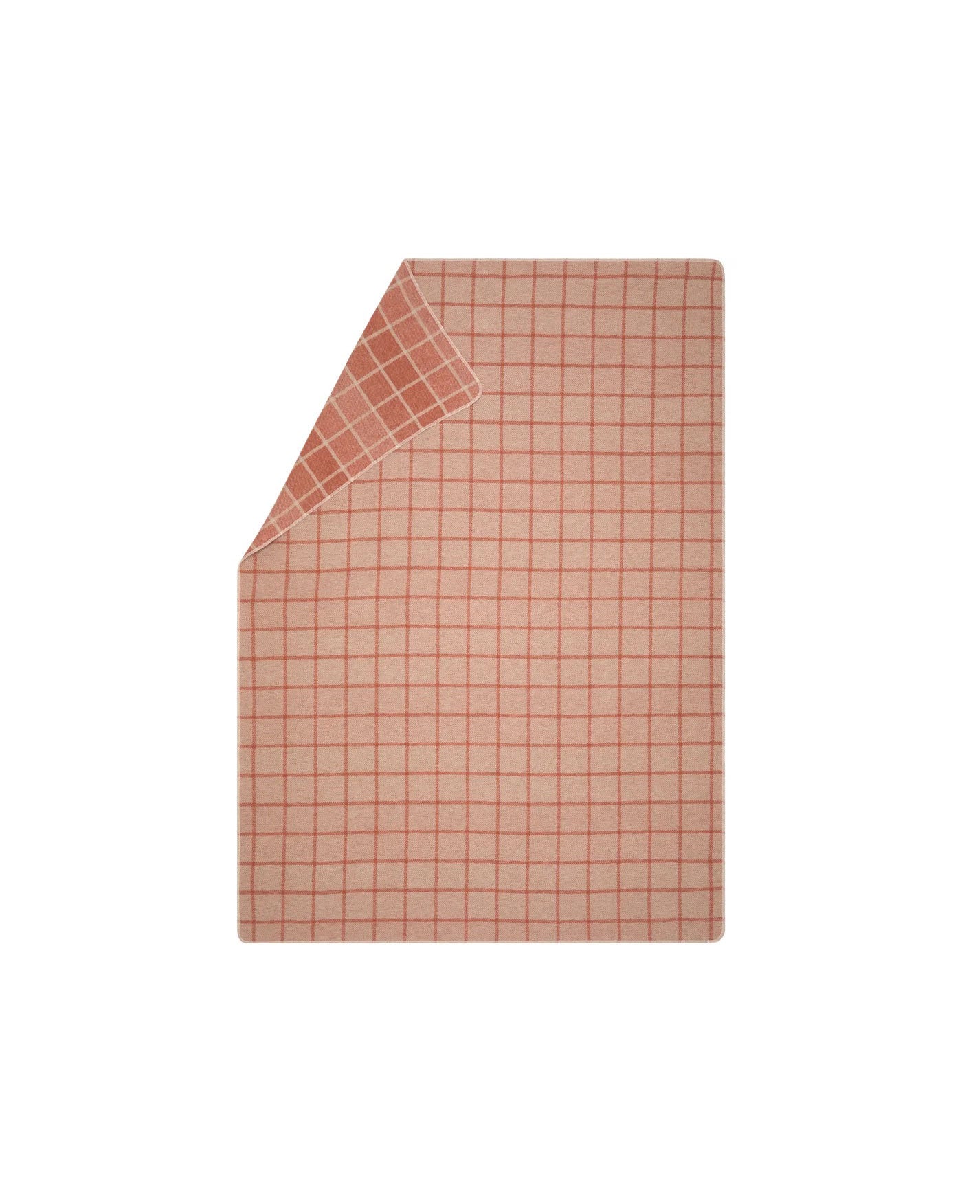 David Fussenegger Silvretta Cotton Throw Graphic - Checks Simple