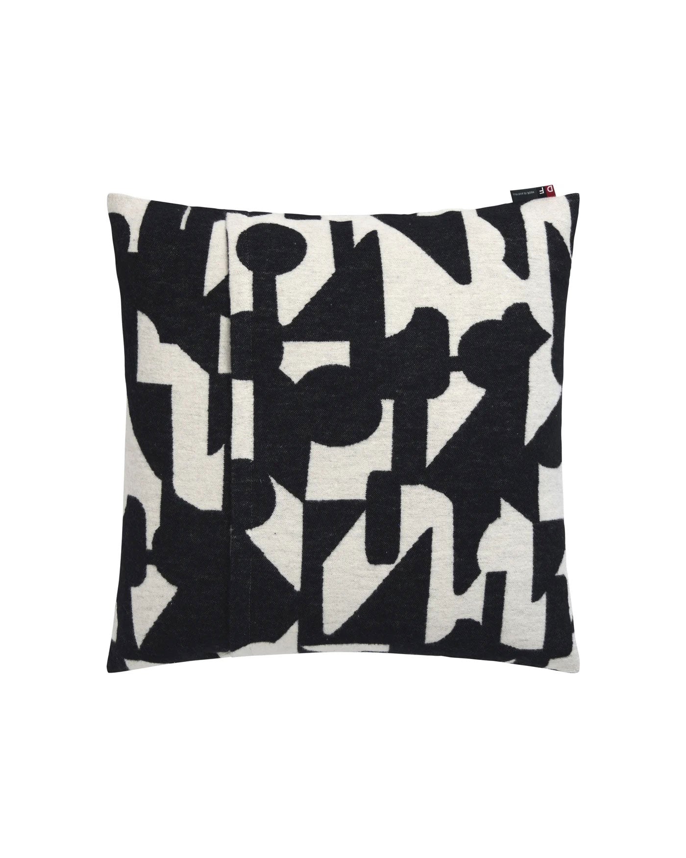 David Fussenegger Silvretta Cotton Pillow - Modern Abstract Pattern