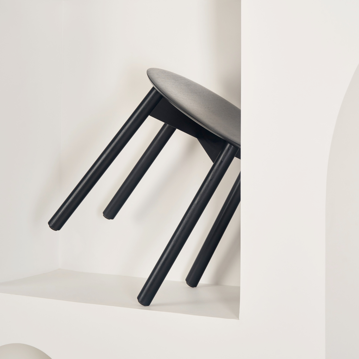 TIPTOE SSD full wood stool - eco-certified wood