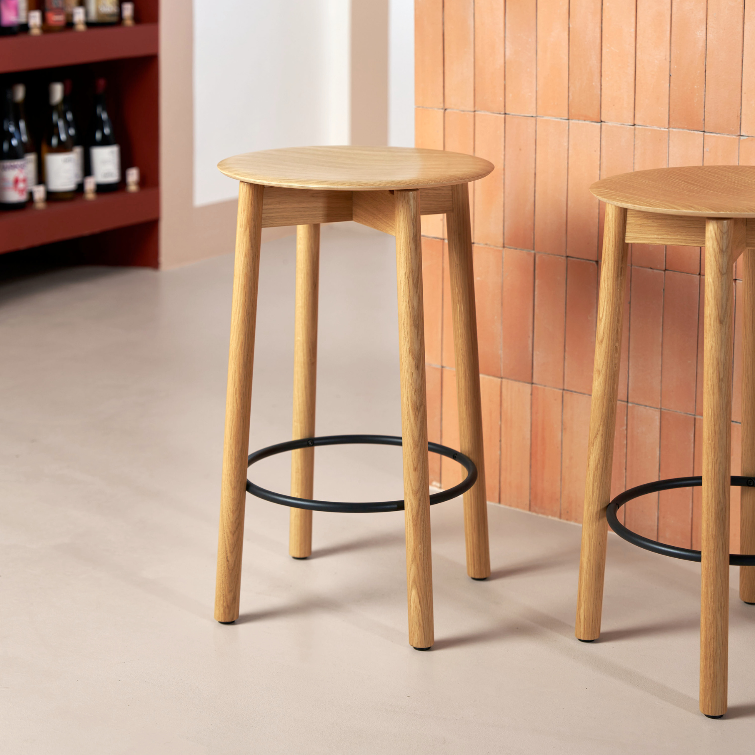 TIPTOE SSD full wood bar stool - eco-certified wood