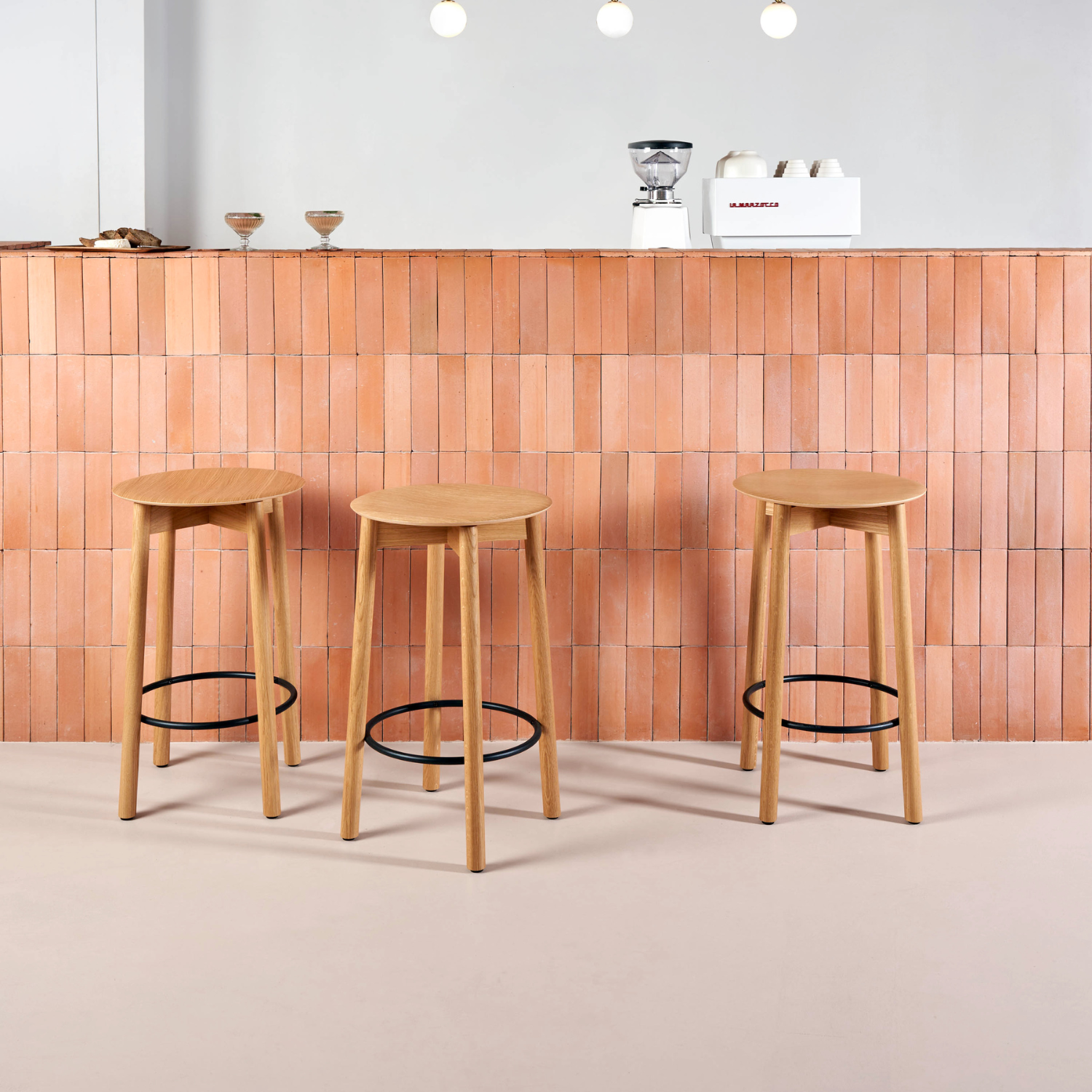 TIPTOE SSD full wood bar stool - eco-certified wood