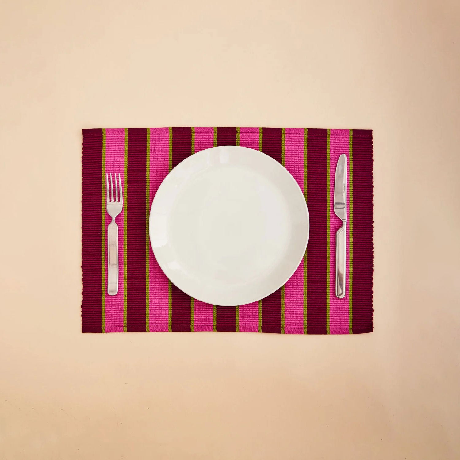 Dusen Dusen Herb Stripe Placemats - Set of 4