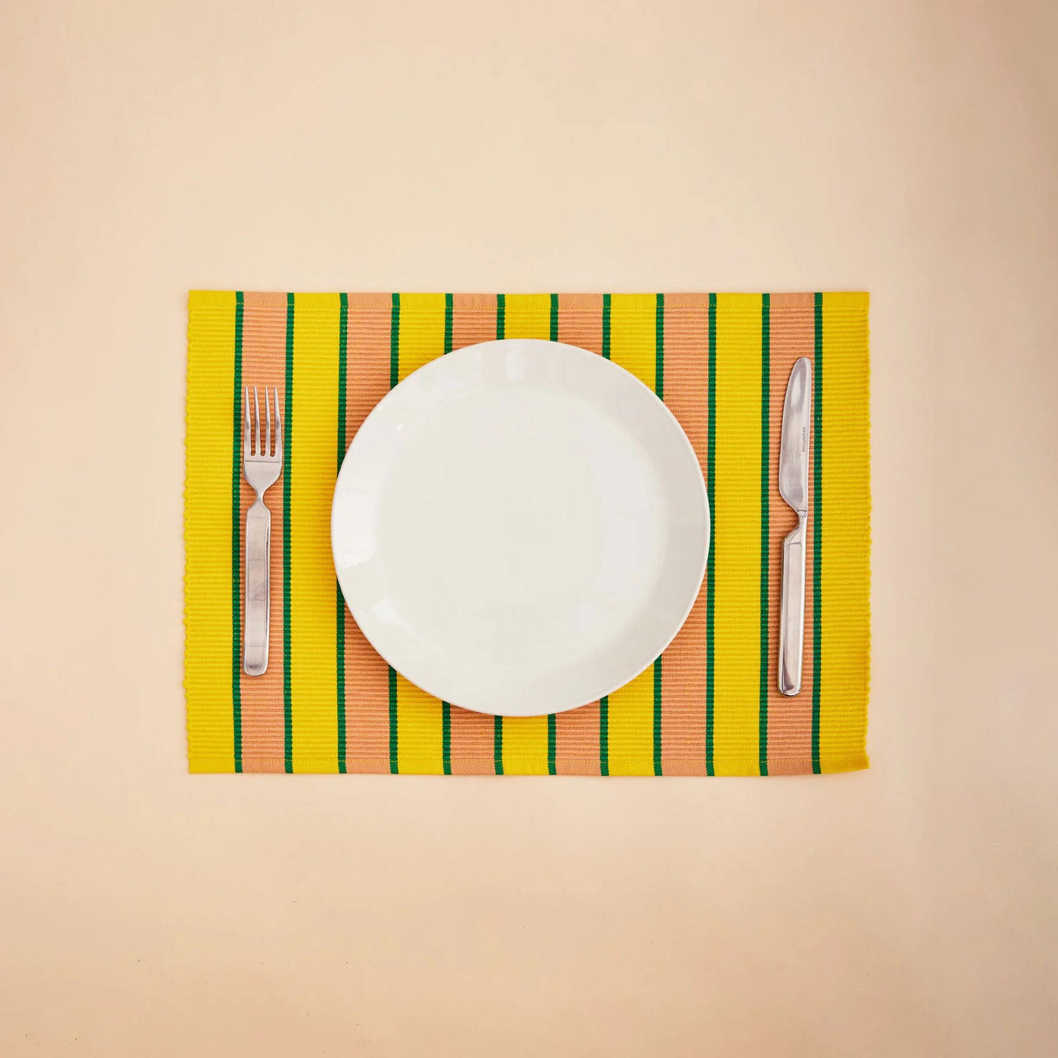Dusen Dusen Herb Stripe Placemats - Set of 4