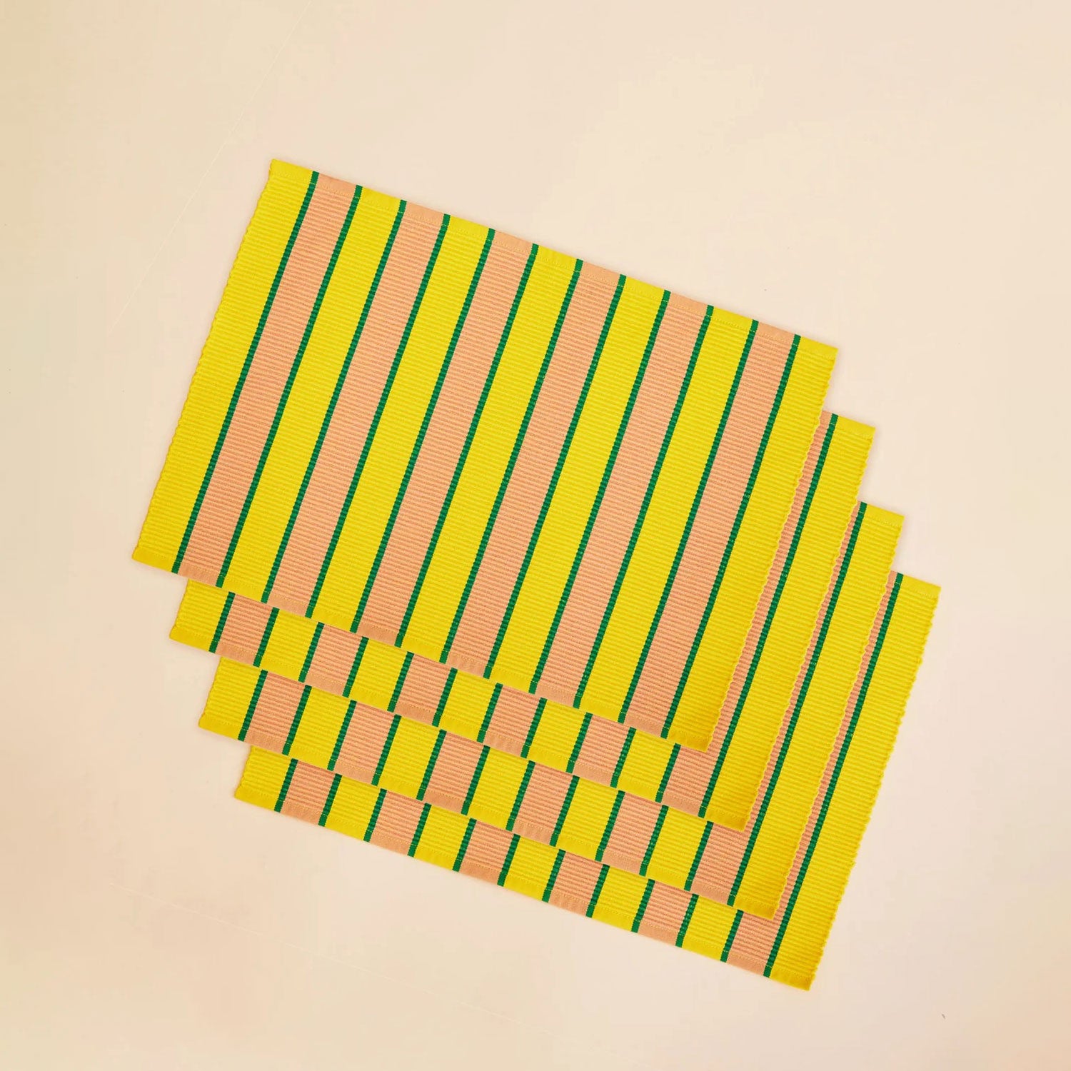 Dusen Dusen Herb Stripe Placemats - Set of 4